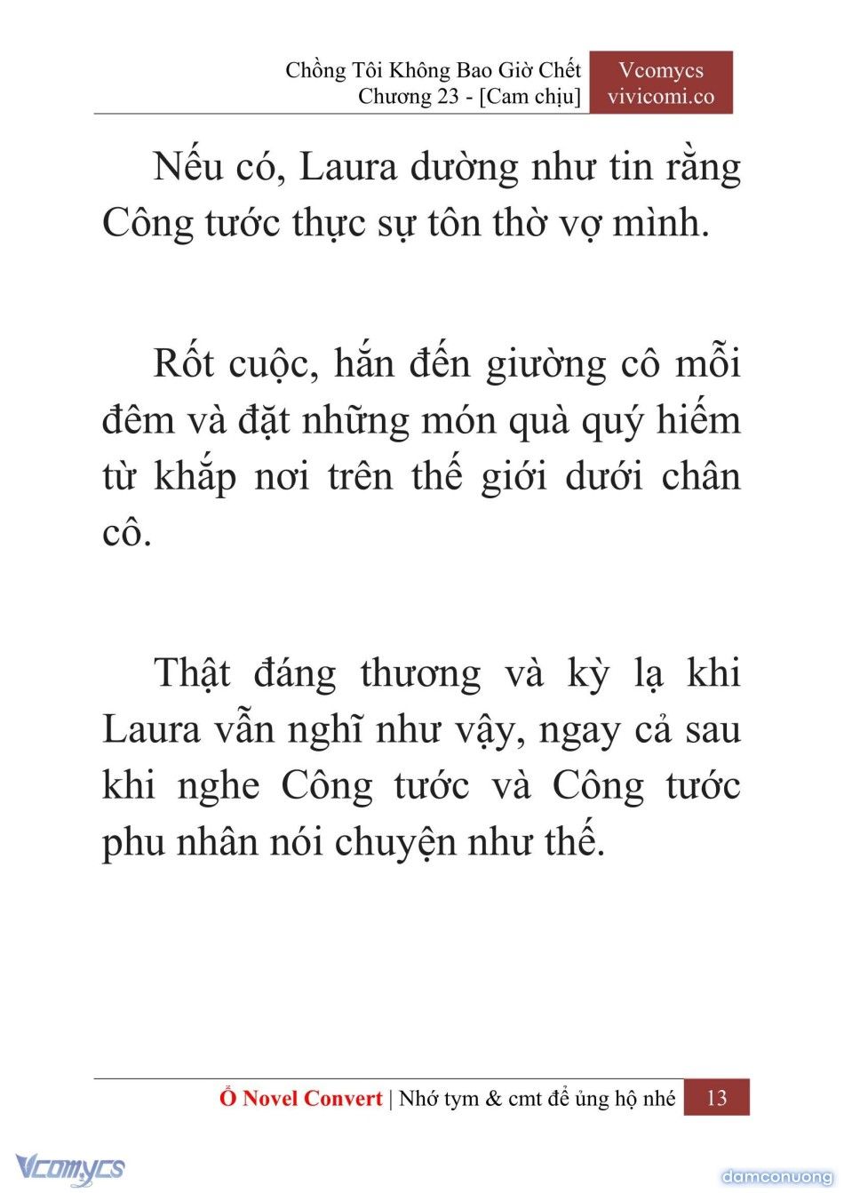 đọc truyện [novel] Chồng Tôi Không Bao Giờ Chết Chương 23 ảnh 16 tại Thiên Thai Truyện