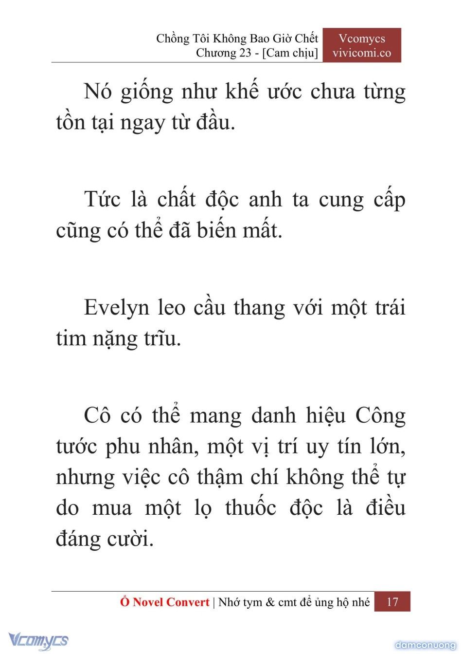 đọc truyện [novel] Chồng Tôi Không Bao Giờ Chết Chương 23 ảnh 20 tại Thiên Thai Truyện