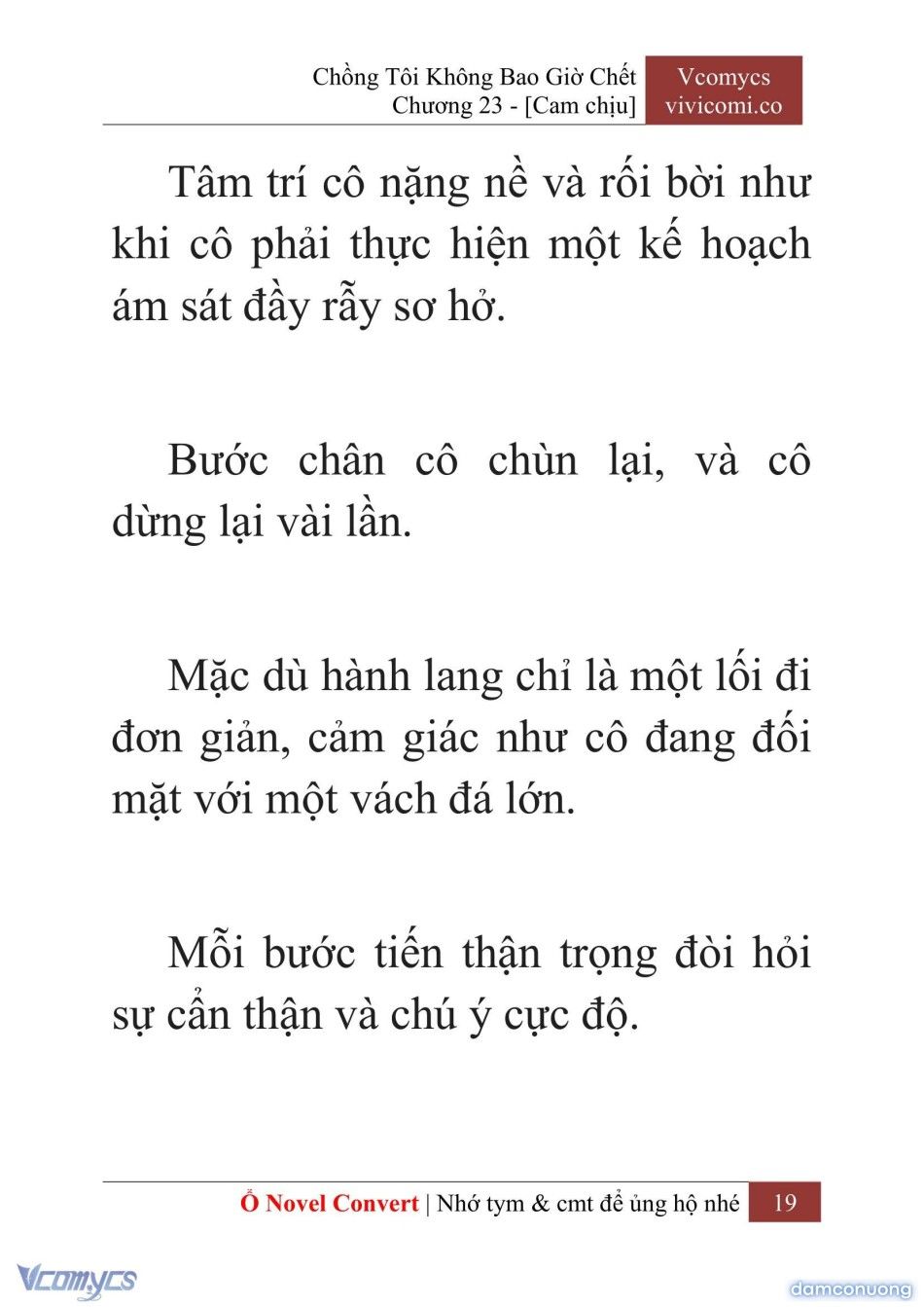 đọc truyện [novel] Chồng Tôi Không Bao Giờ Chết Chương 23 ảnh 22 tại Thiên Thai Truyện