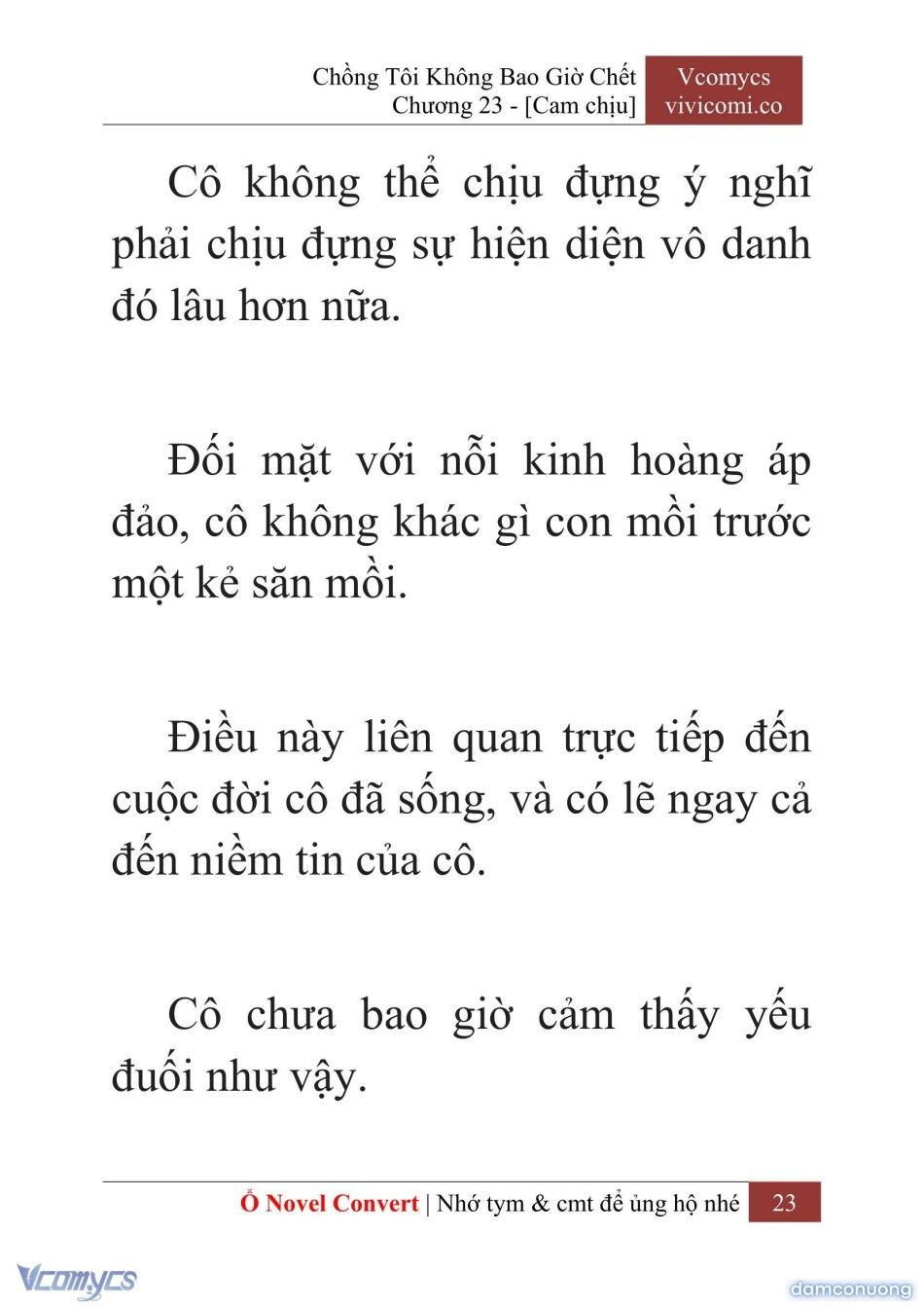 đọc truyện [novel] Chồng Tôi Không Bao Giờ Chết Chương 23 ảnh 26 tại Thiên Thai Truyện