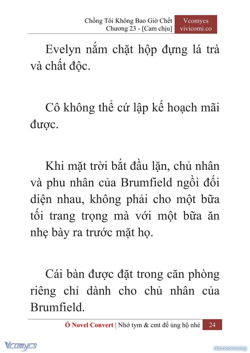 đọc truyện [novel] Chồng Tôi Không Bao Giờ Chết Chương 23 ảnh 27 tại Thiên Thai Truyện