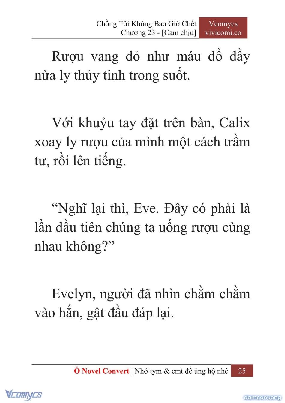 đọc truyện [novel] Chồng Tôi Không Bao Giờ Chết Chương 23 ảnh 28 tại Thiên Thai Truyện