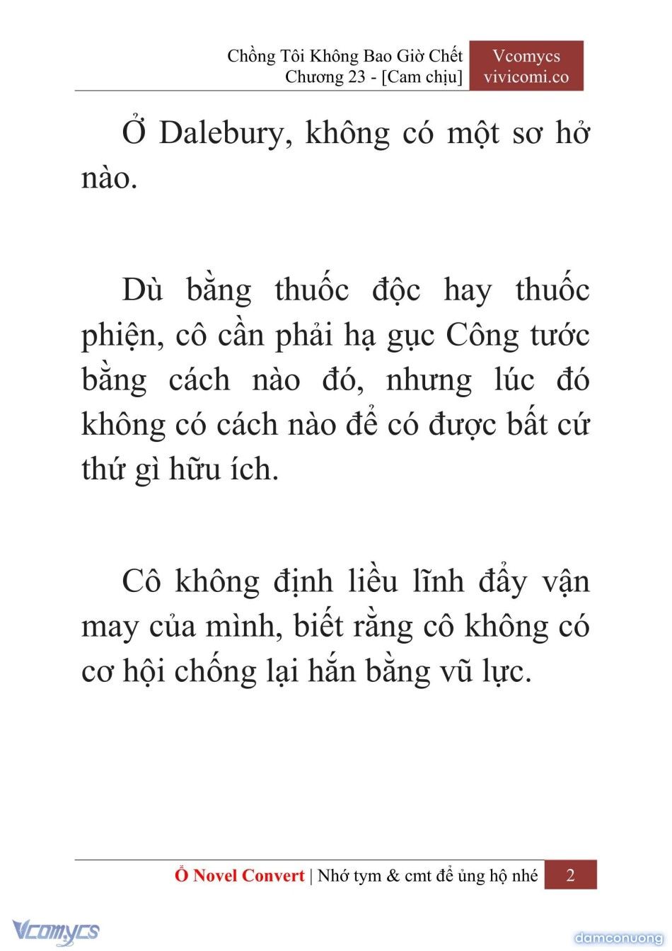 đọc truyện [novel] Chồng Tôi Không Bao Giờ Chết Chương 23 ảnh 5 tại Thiên Thai Truyện