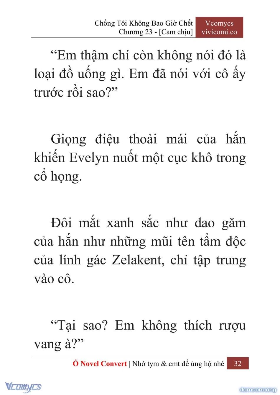 đọc truyện [novel] Chồng Tôi Không Bao Giờ Chết Chương 23 ảnh 35 tại Thiên Thai Truyện