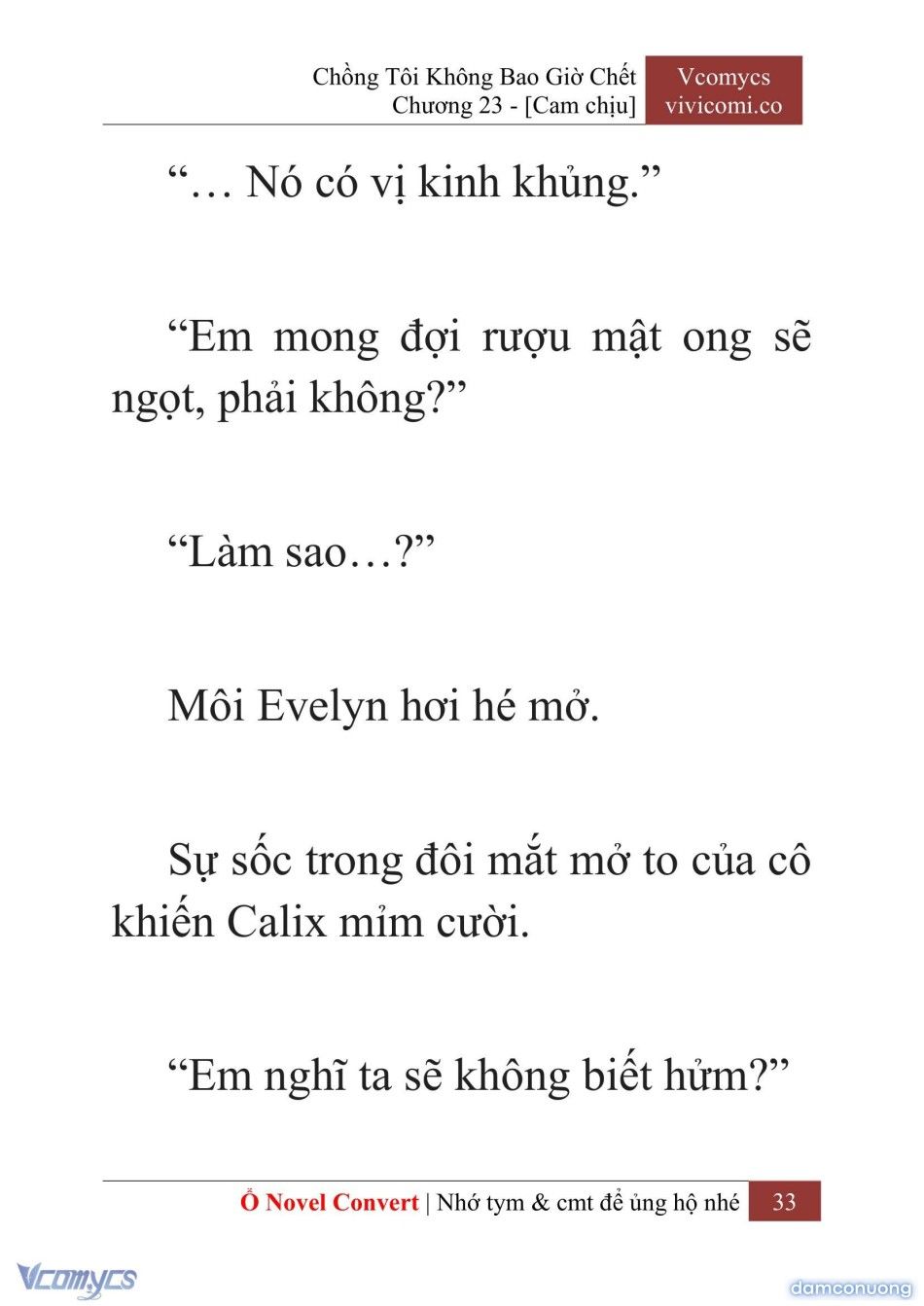 đọc truyện [novel] Chồng Tôi Không Bao Giờ Chết Chương 23 ảnh 36 tại Thiên Thai Truyện