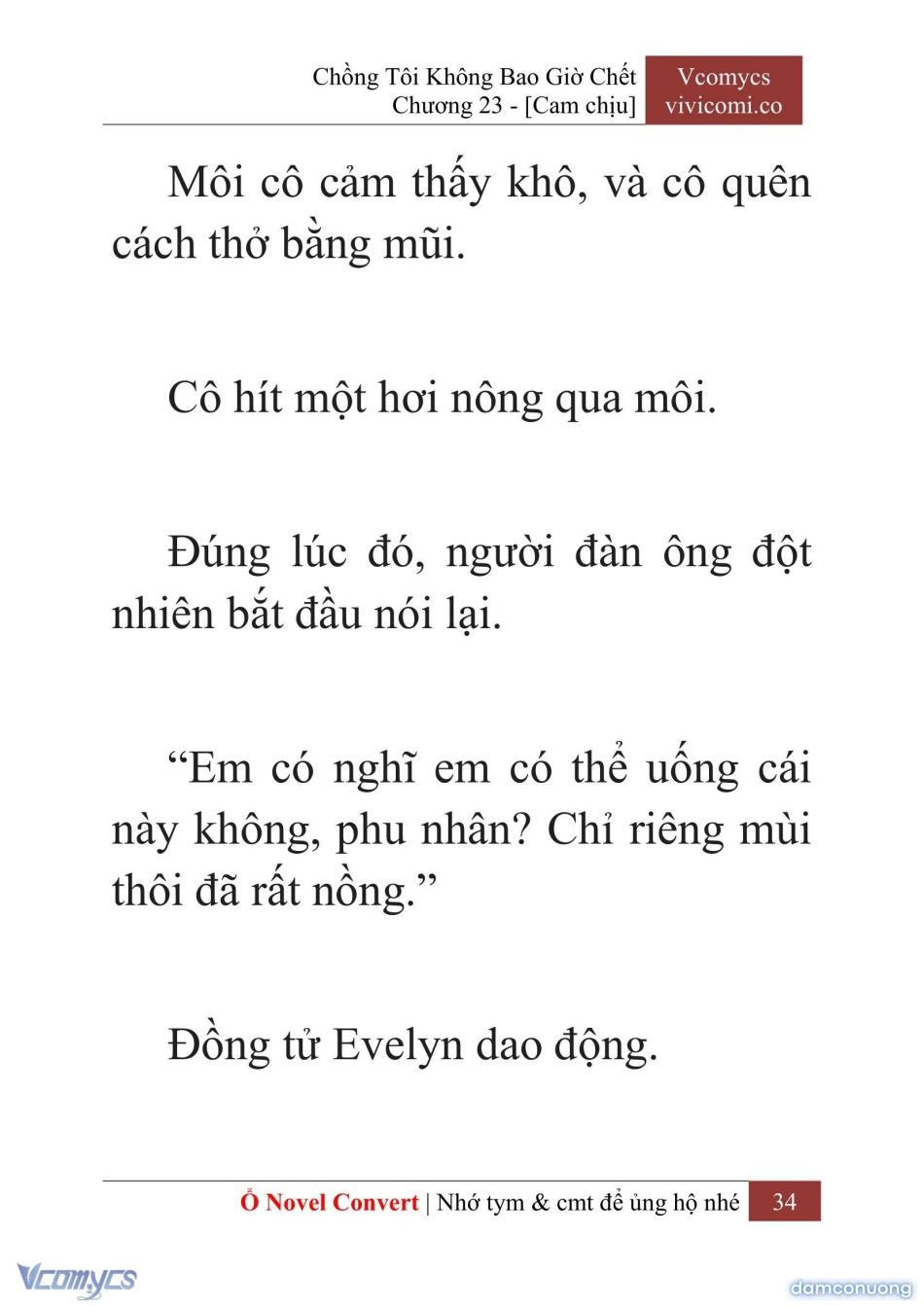 đọc truyện [novel] Chồng Tôi Không Bao Giờ Chết Chương 23 ảnh 37 tại Thiên Thai Truyện