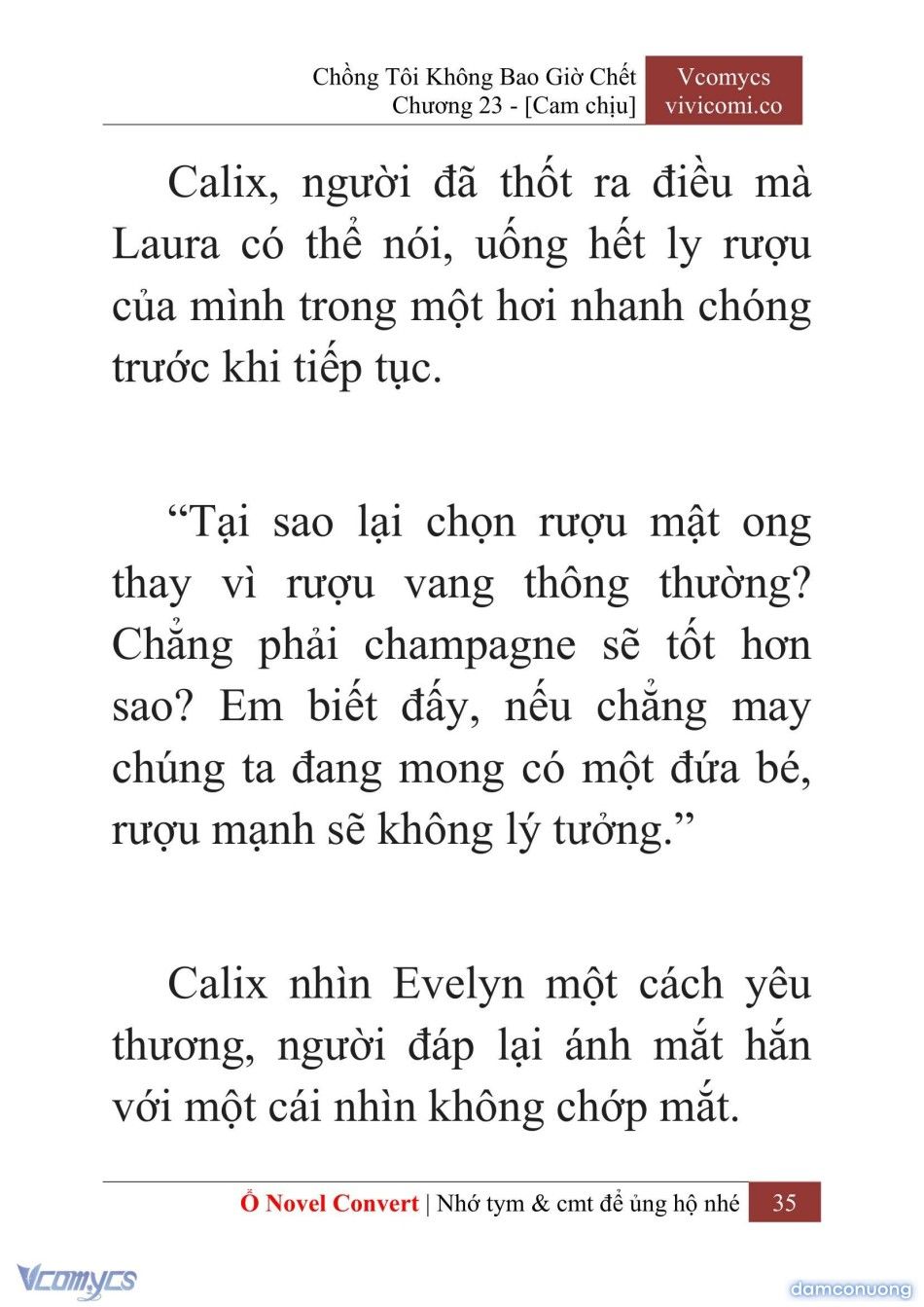 đọc truyện [novel] Chồng Tôi Không Bao Giờ Chết Chương 23 ảnh 38 tại Thiên Thai Truyện