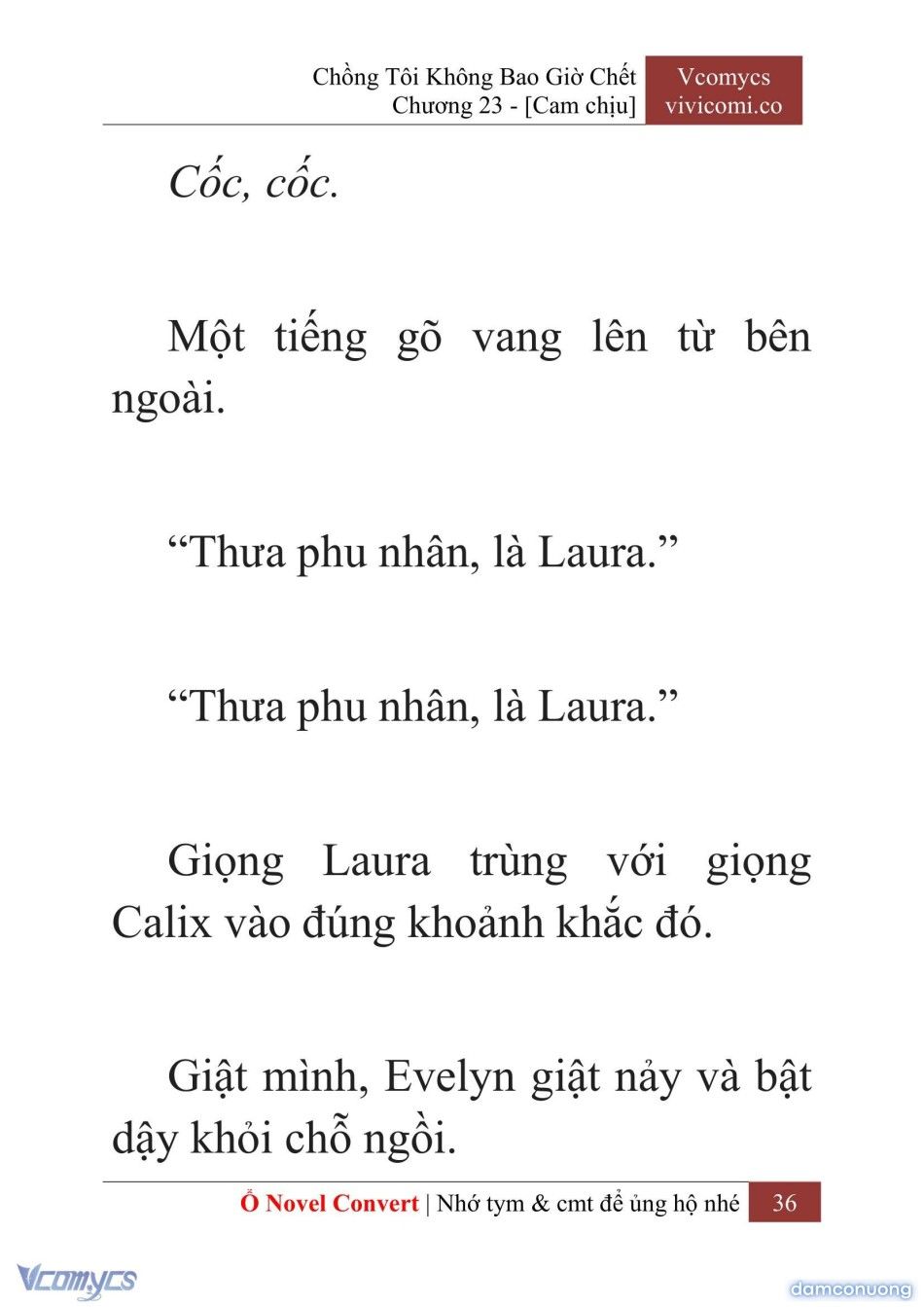 đọc truyện [novel] Chồng Tôi Không Bao Giờ Chết Chương 23 ảnh 39 tại Thiên Thai Truyện