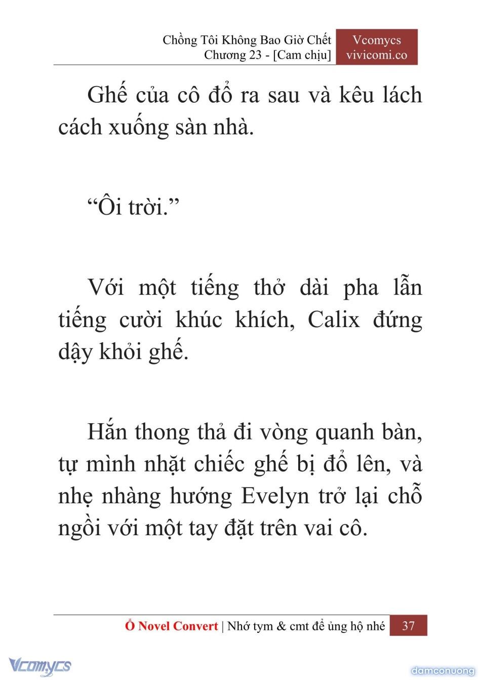đọc truyện [novel] Chồng Tôi Không Bao Giờ Chết Chương 23 ảnh 40 tại Thiên Thai Truyện
