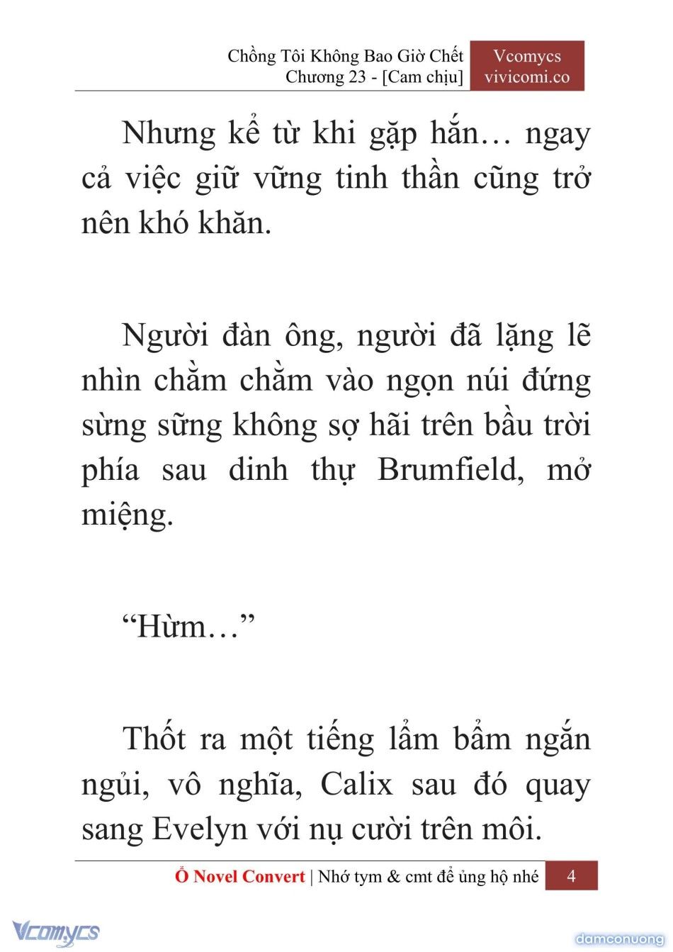 đọc truyện [novel] Chồng Tôi Không Bao Giờ Chết Chương 23 ảnh 7 tại Thiên Thai Truyện