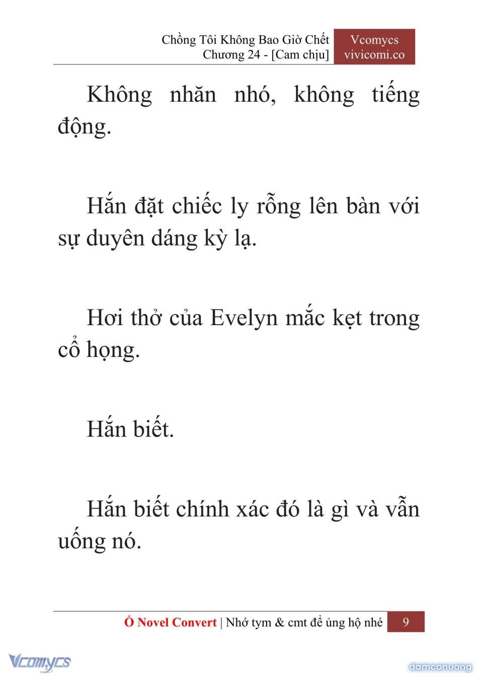 đọc truyện [novel] Chồng Tôi Không Bao Giờ Chết Chương 24 ảnh 12 tại Thiên Thai Truyện