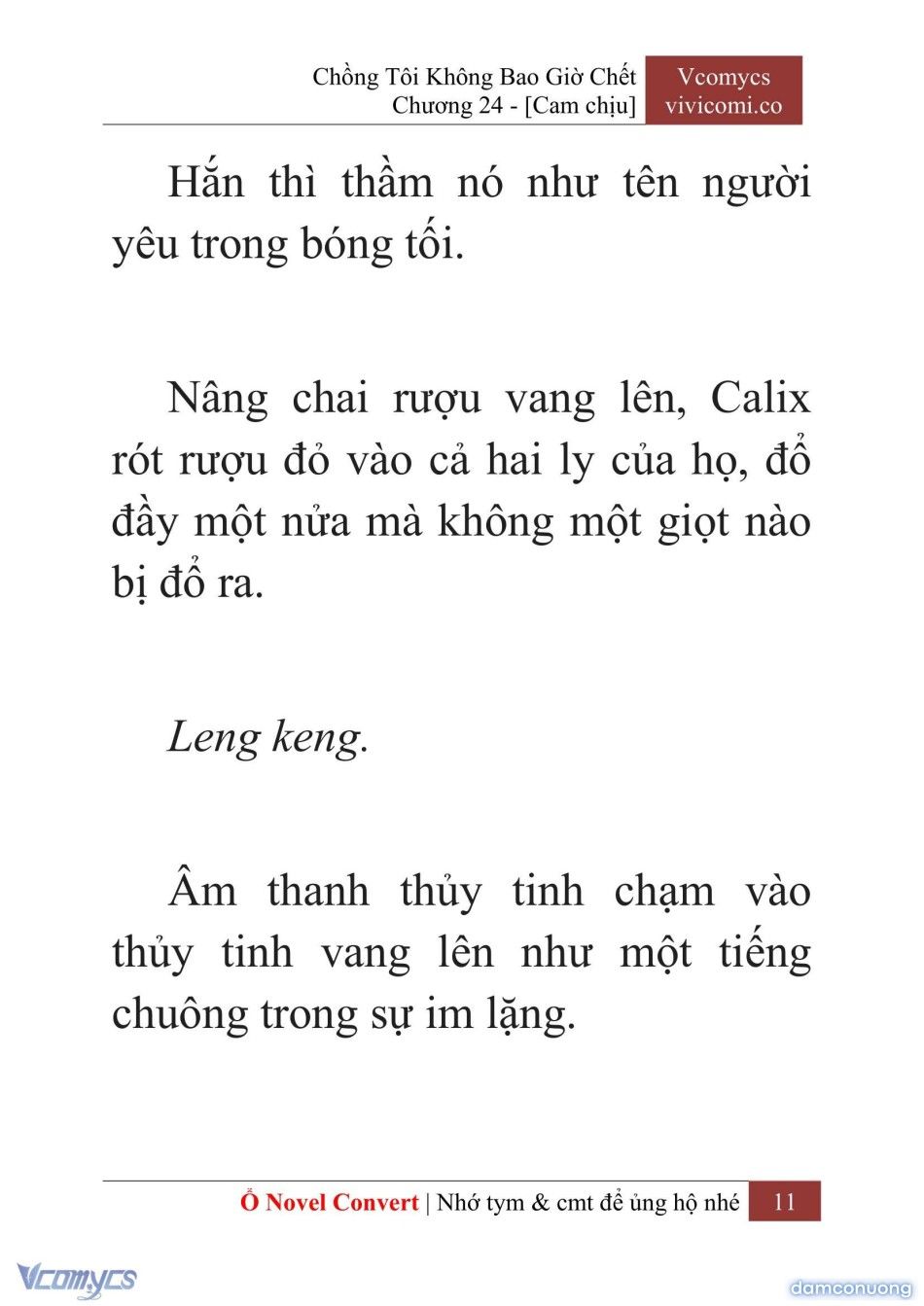 đọc truyện [novel] Chồng Tôi Không Bao Giờ Chết Chương 24 ảnh 14 tại Thiên Thai Truyện