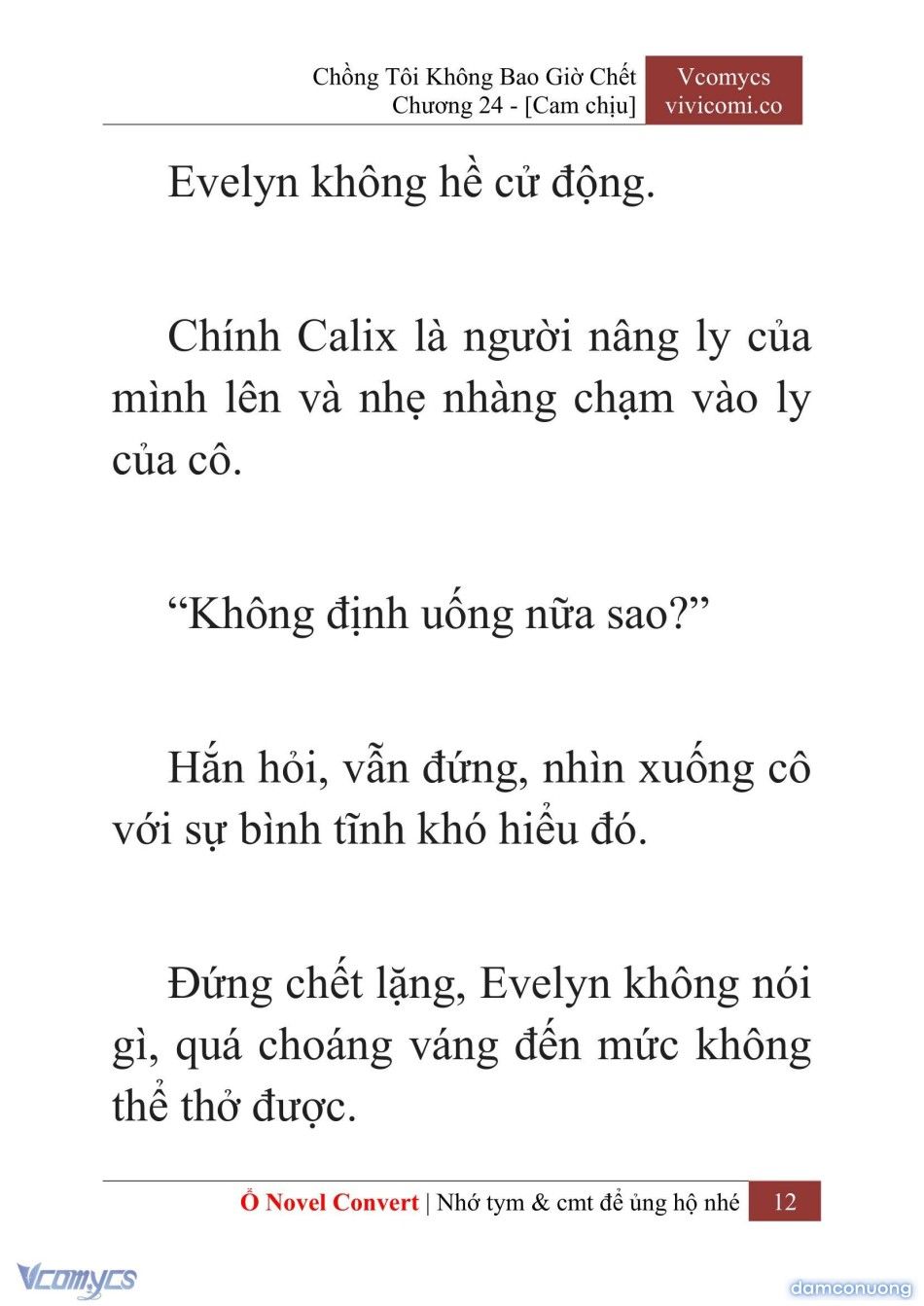đọc truyện [novel] Chồng Tôi Không Bao Giờ Chết Chương 24 ảnh 15 tại Thiên Thai Truyện