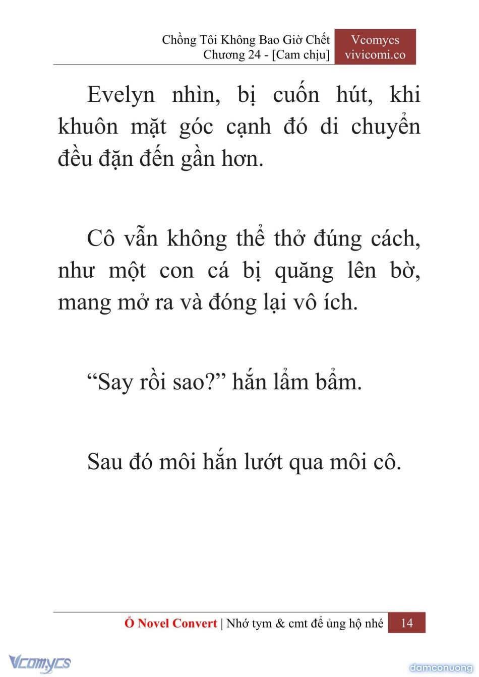 đọc truyện [novel] Chồng Tôi Không Bao Giờ Chết Chương 24 ảnh 17 tại Thiên Thai Truyện