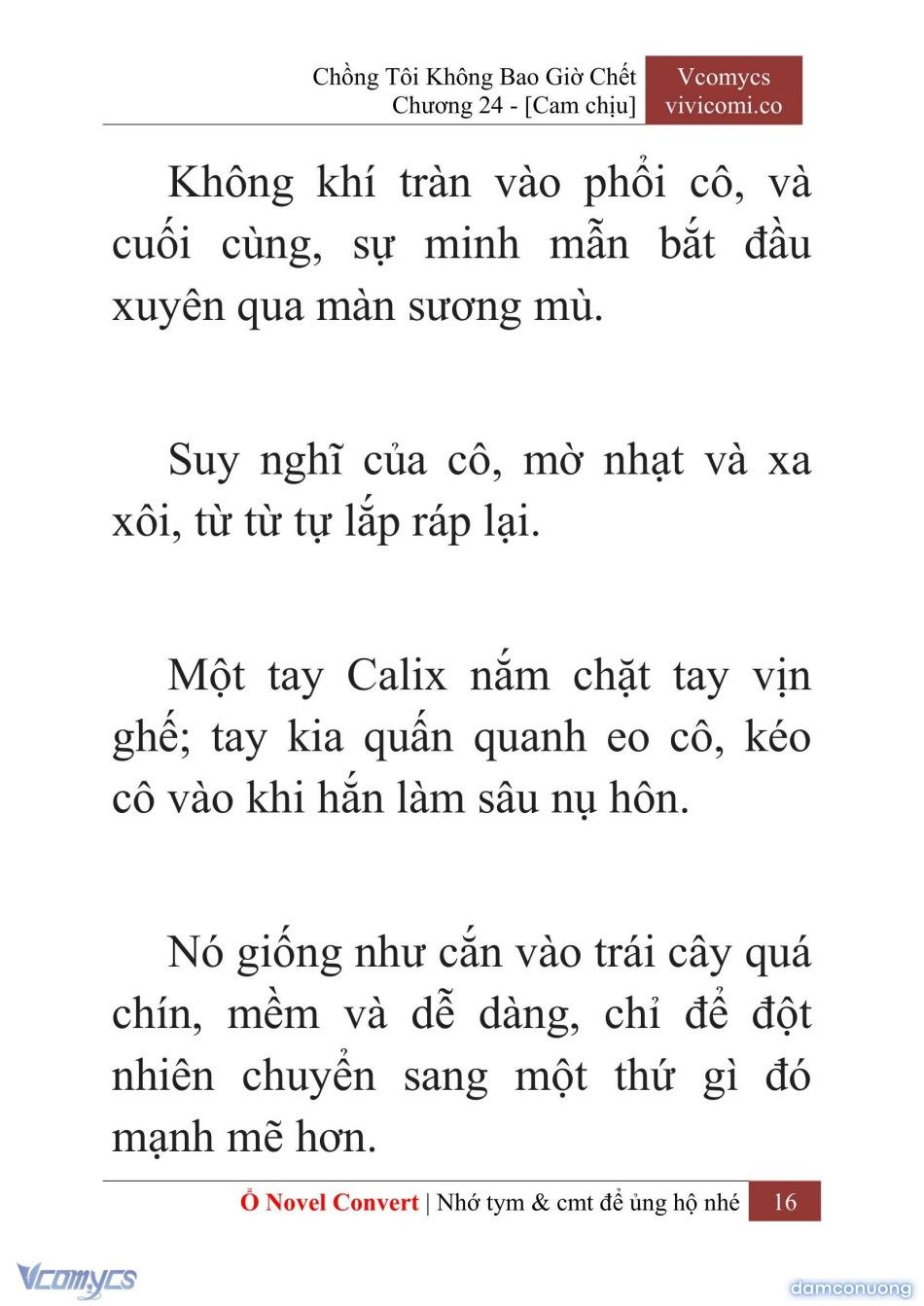 đọc truyện [novel] Chồng Tôi Không Bao Giờ Chết Chương 24 ảnh 19 tại Thiên Thai Truyện