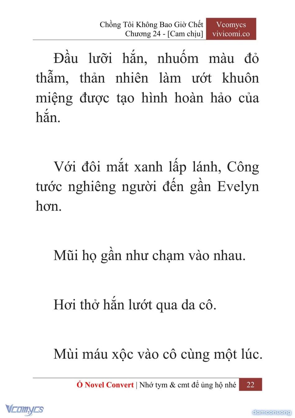 đọc truyện [novel] Chồng Tôi Không Bao Giờ Chết Chương 24 ảnh 25 tại Thiên Thai Truyện