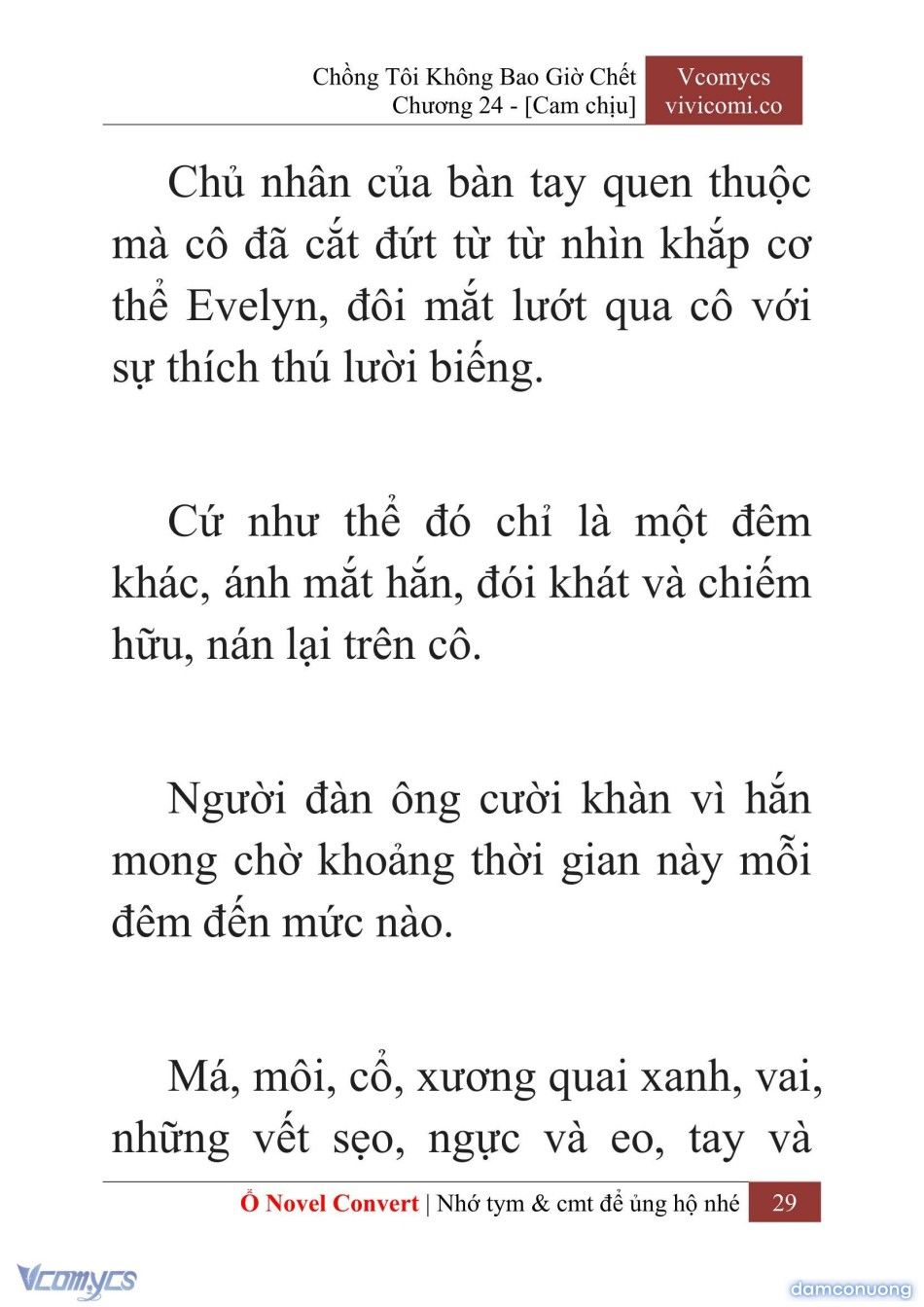 đọc truyện [novel] Chồng Tôi Không Bao Giờ Chết Chương 24 ảnh 32 tại Thiên Thai Truyện
