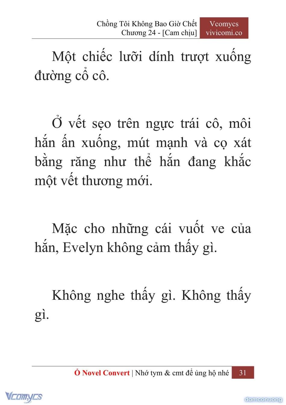 đọc truyện [novel] Chồng Tôi Không Bao Giờ Chết Chương 24 ảnh 34 tại Thiên Thai Truyện