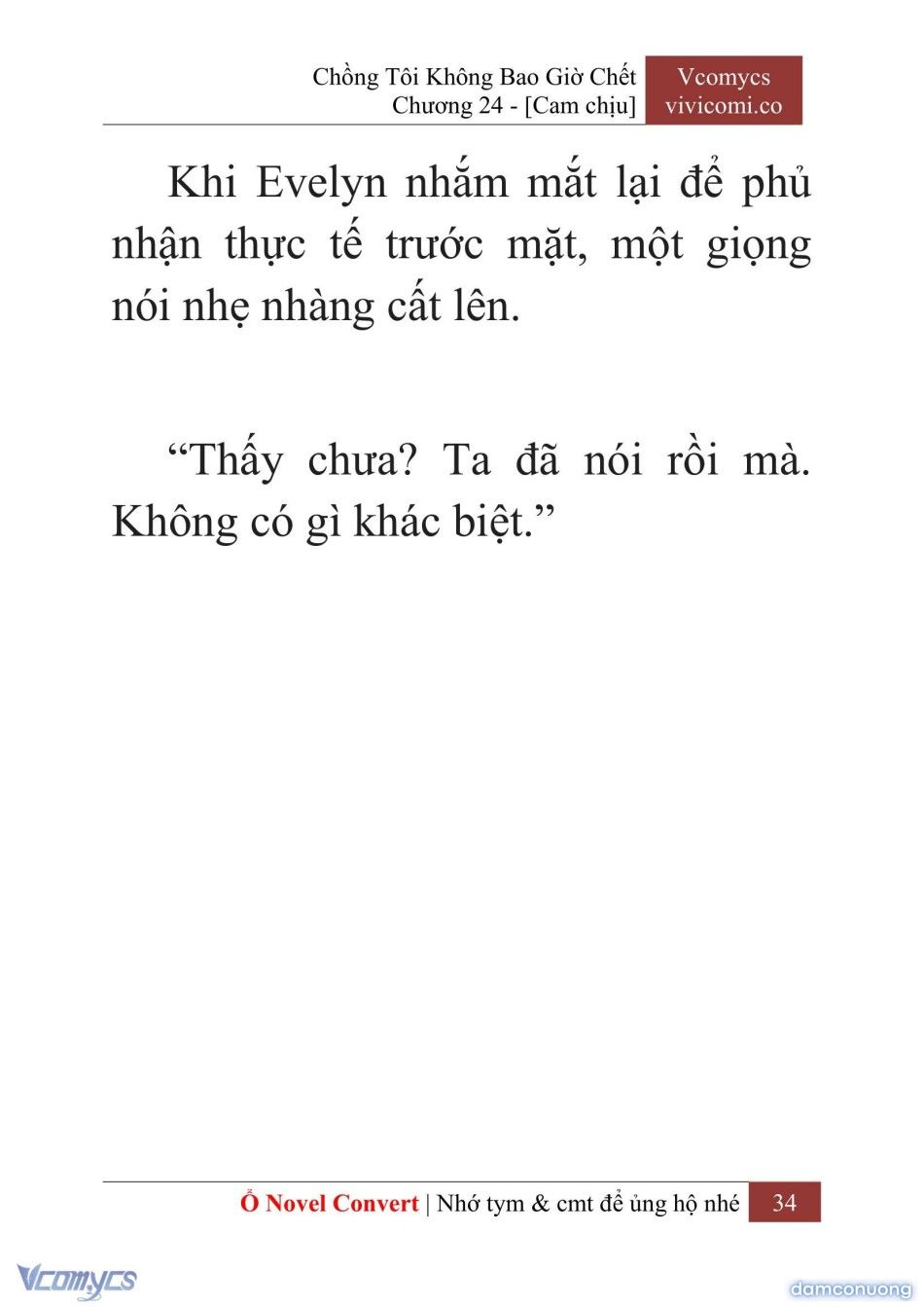 đọc truyện [novel] Chồng Tôi Không Bao Giờ Chết Chương 24 ảnh 37 tại Thiên Thai Truyện