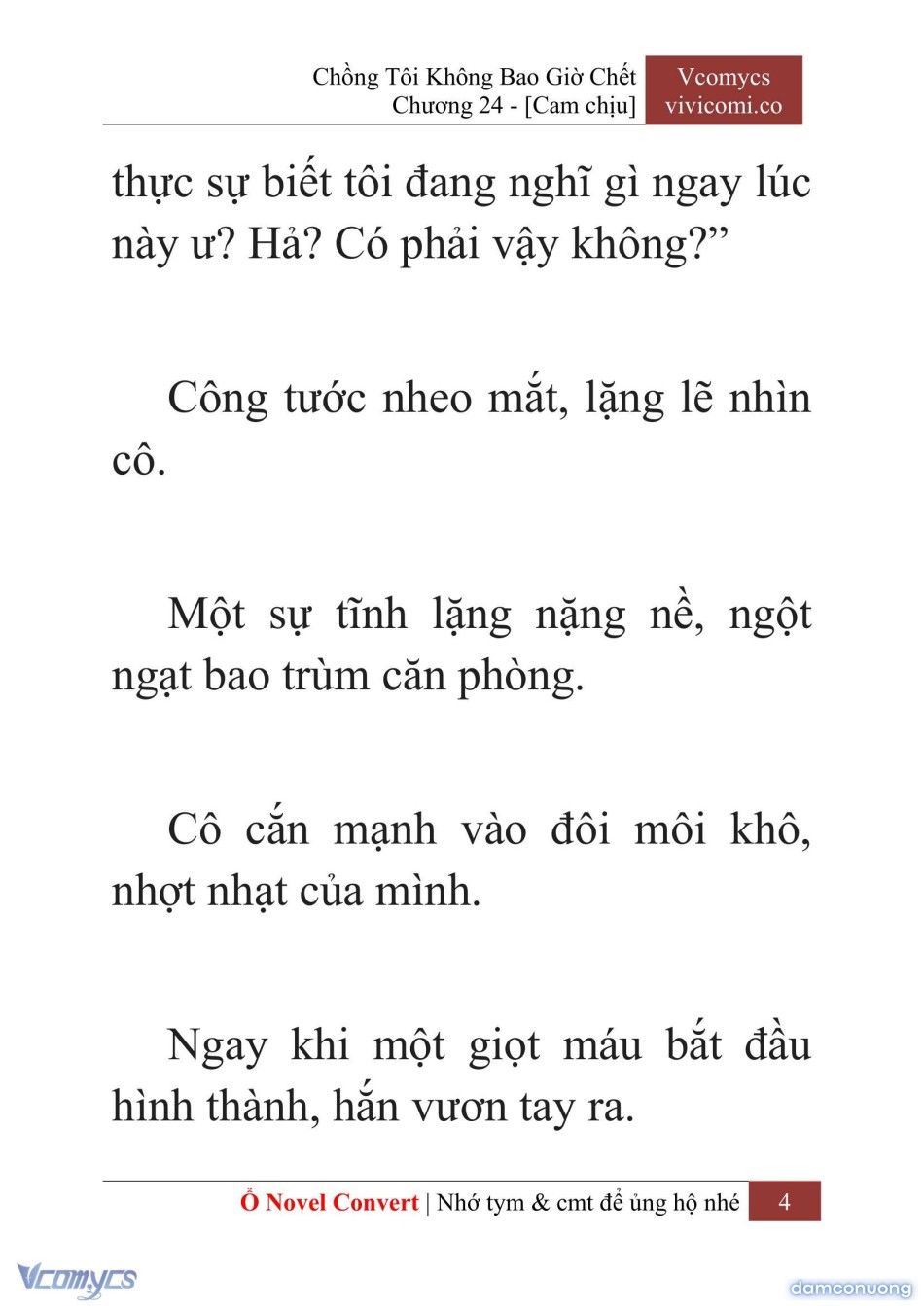 đọc truyện [novel] Chồng Tôi Không Bao Giờ Chết Chương 24 ảnh 7 tại Thiên Thai Truyện