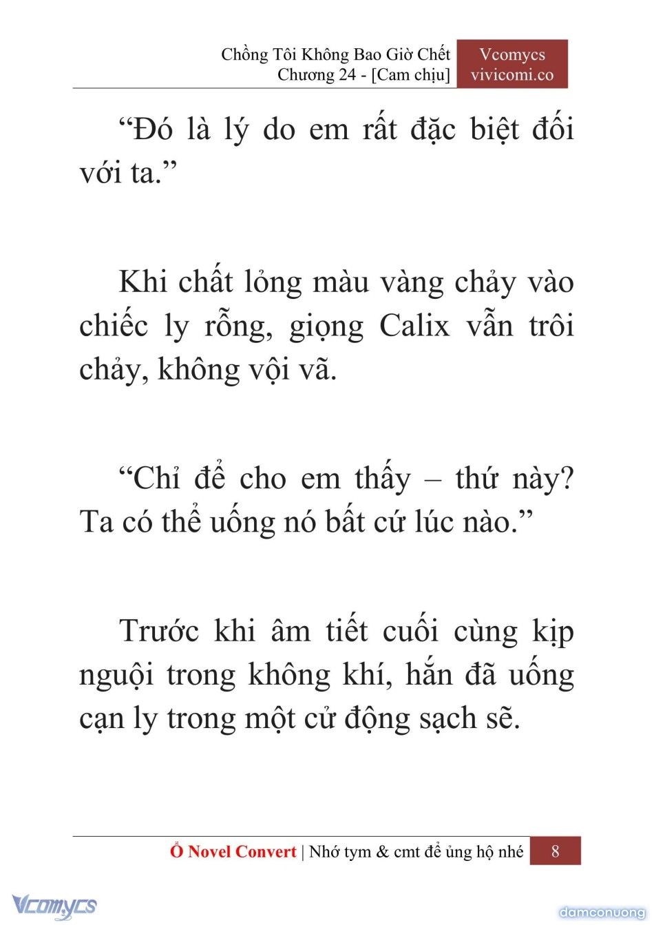 đọc truyện [novel] Chồng Tôi Không Bao Giờ Chết Chương 24 ảnh 11 tại Thiên Thai Truyện