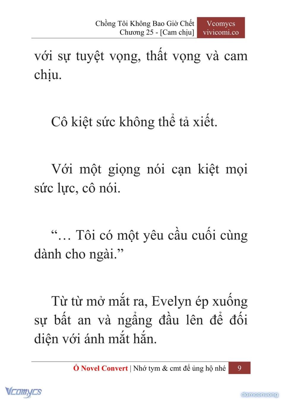 đọc truyện [novel] Chồng Tôi Không Bao Giờ Chết Chương 25 ảnh 12 tại Thiên Thai Truyện
