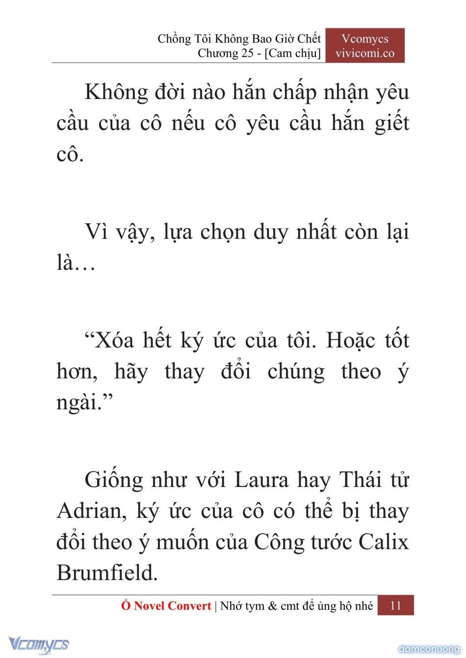 đọc truyện [novel] Chồng Tôi Không Bao Giờ Chết Chương 25 ảnh 14 tại Thiên Thai Truyện