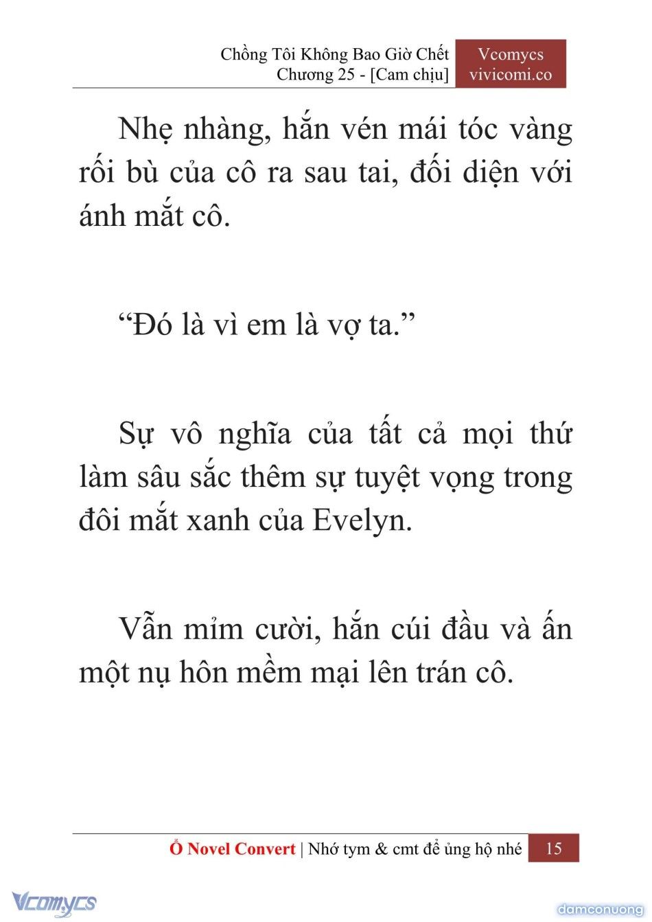 đọc truyện [novel] Chồng Tôi Không Bao Giờ Chết Chương 25 ảnh 18 tại Thiên Thai Truyện