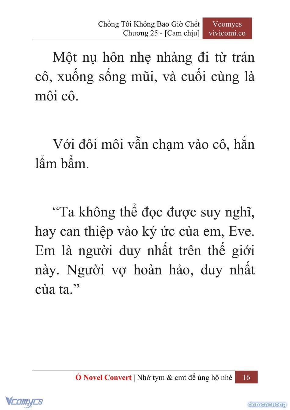đọc truyện [novel] Chồng Tôi Không Bao Giờ Chết Chương 25 ảnh 19 tại Thiên Thai Truyện