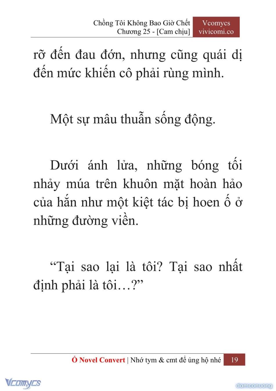 đọc truyện [novel] Chồng Tôi Không Bao Giờ Chết Chương 25 ảnh 22 tại Thiên Thai Truyện