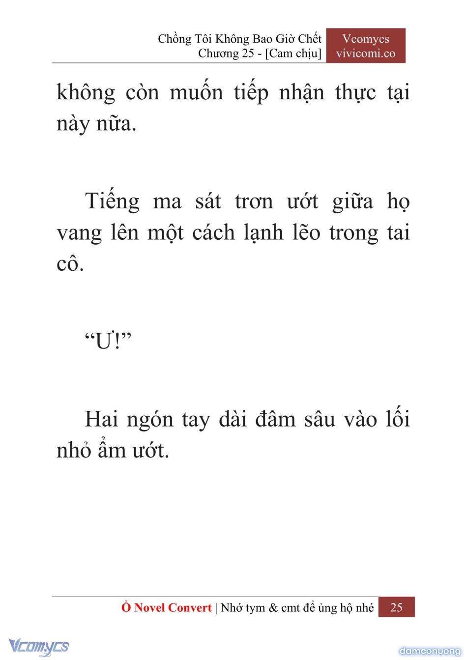 đọc truyện [novel] Chồng Tôi Không Bao Giờ Chết Chương 25 ảnh 28 tại Thiên Thai Truyện