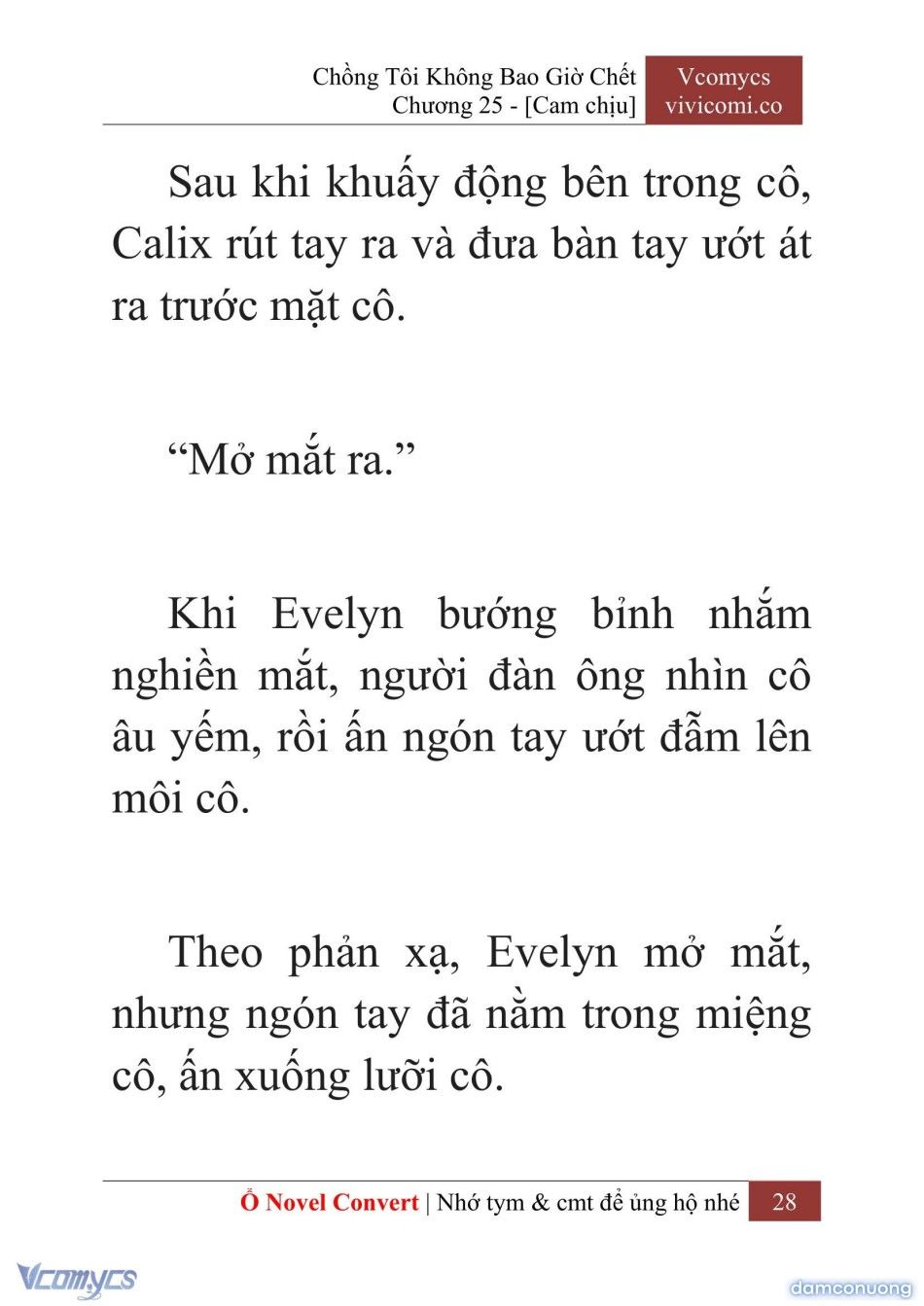 đọc truyện [novel] Chồng Tôi Không Bao Giờ Chết Chương 25 ảnh 31 tại Thiên Thai Truyện
