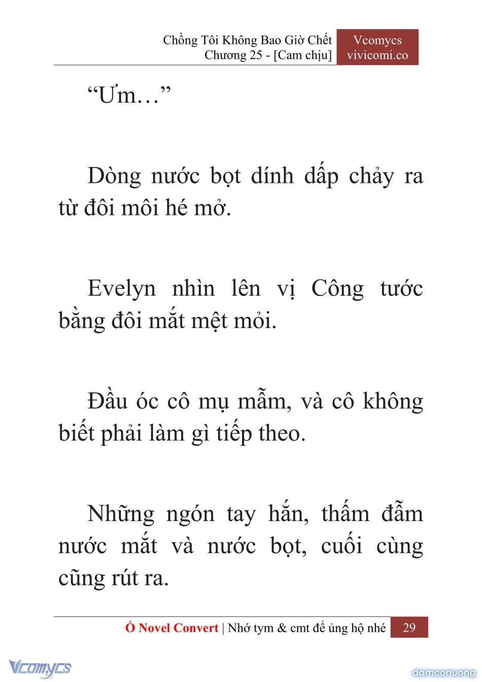đọc truyện [novel] Chồng Tôi Không Bao Giờ Chết Chương 25 ảnh 32 tại Thiên Thai Truyện