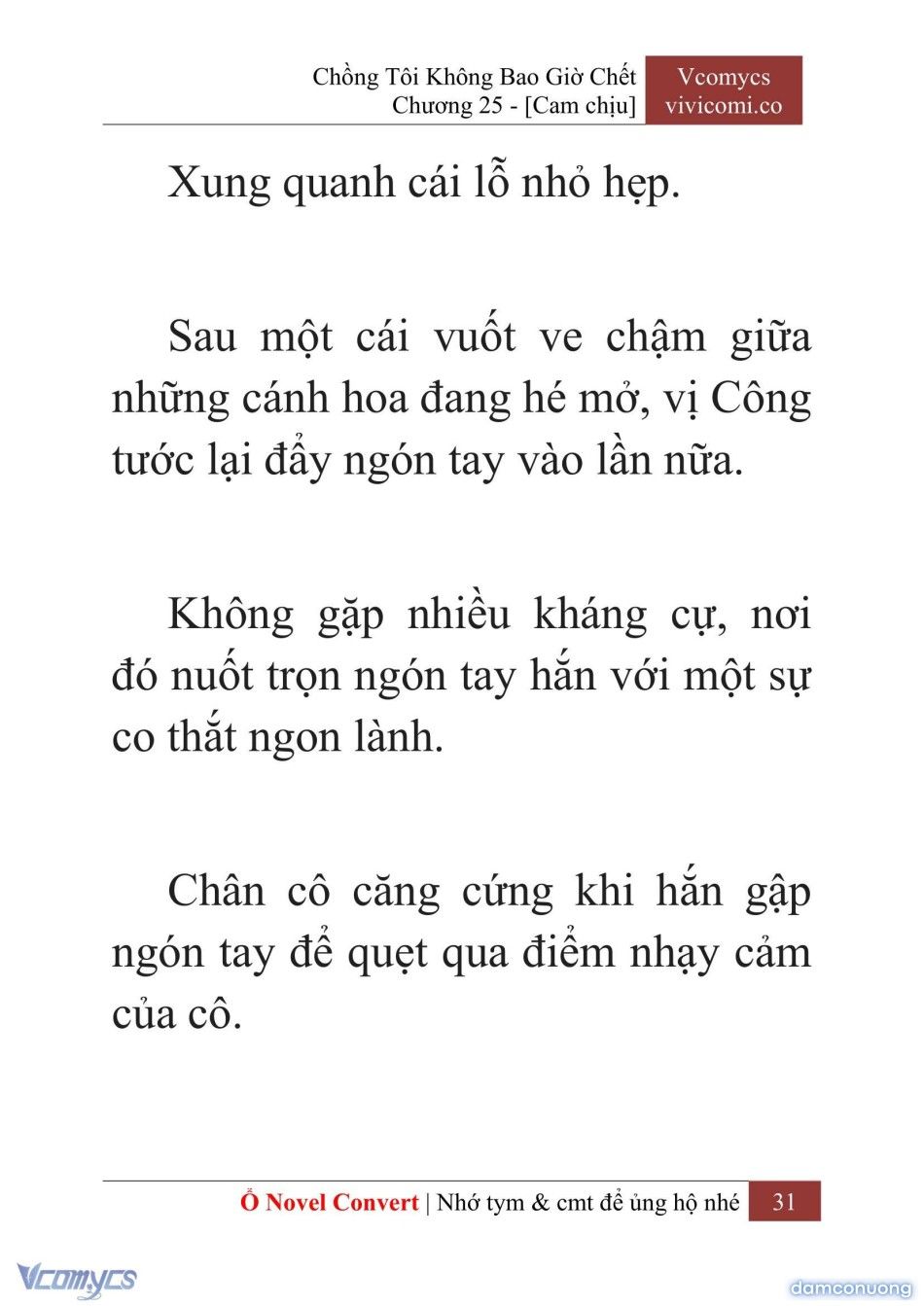 đọc truyện [novel] Chồng Tôi Không Bao Giờ Chết Chương 25 ảnh 34 tại Thiên Thai Truyện