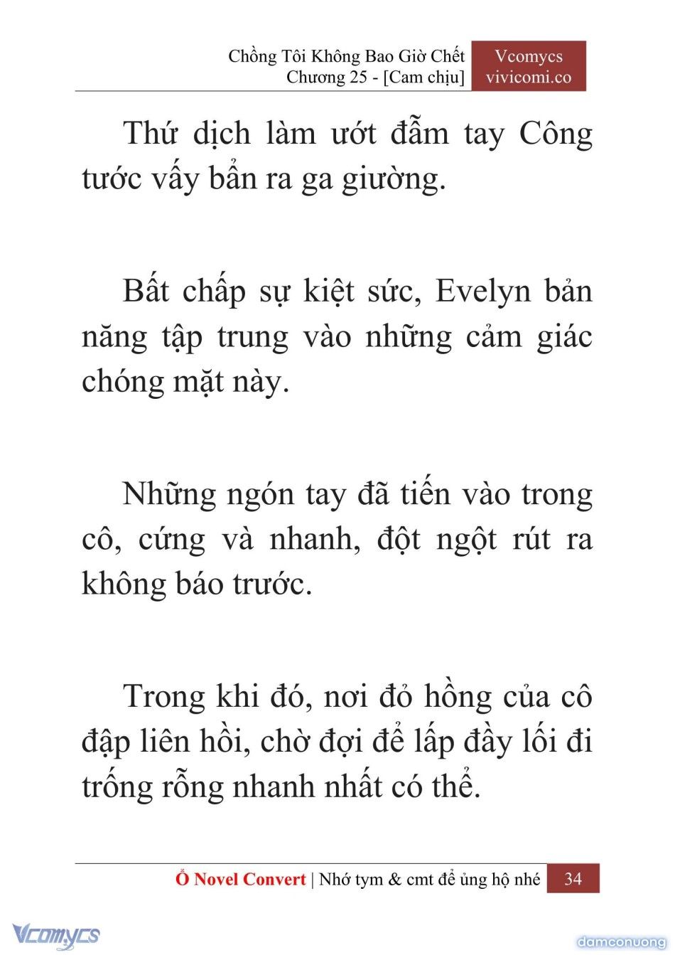 đọc truyện [novel] Chồng Tôi Không Bao Giờ Chết Chương 25 ảnh 37 tại Thiên Thai Truyện