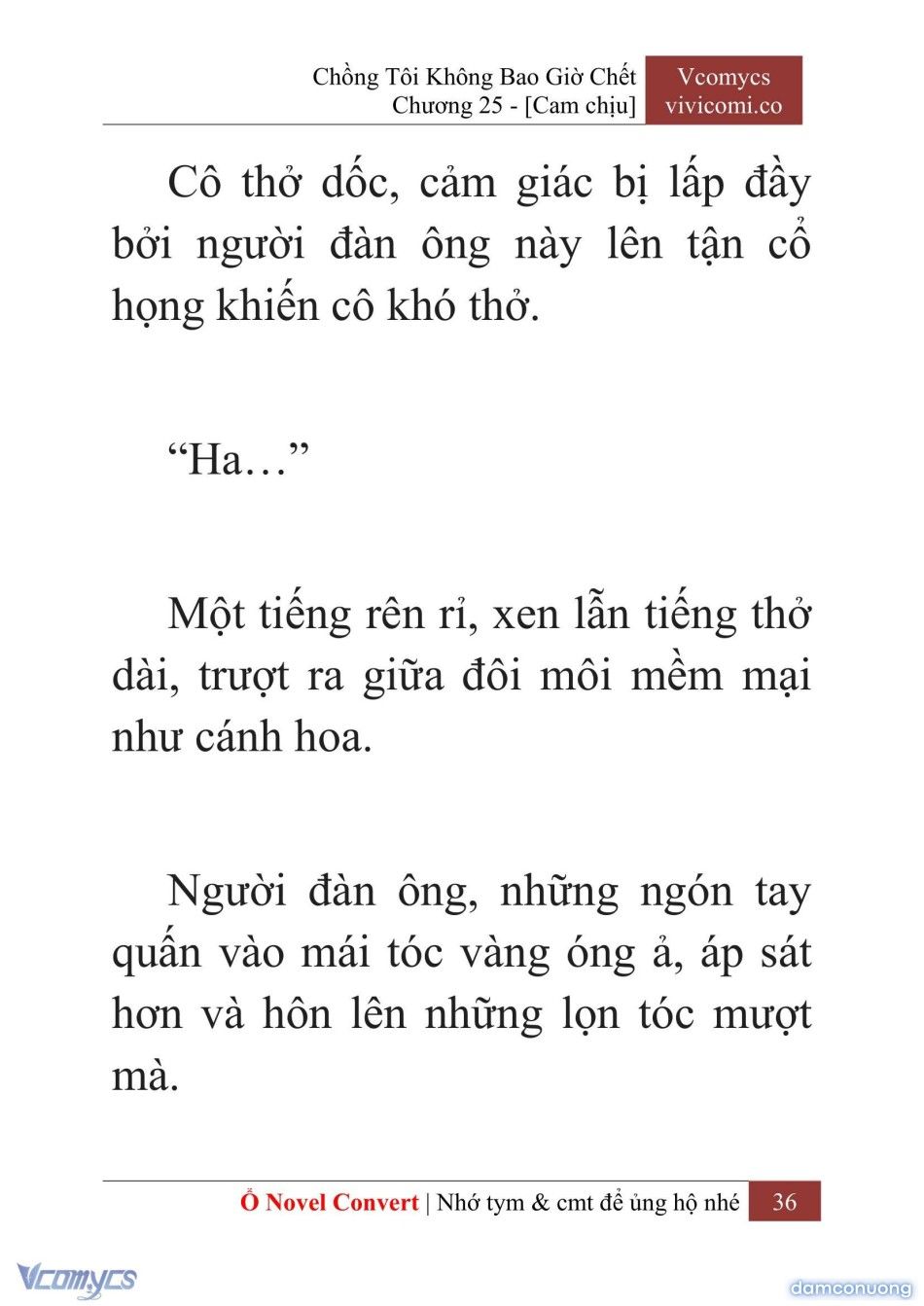 đọc truyện [novel] Chồng Tôi Không Bao Giờ Chết Chương 25 ảnh 39 tại Thiên Thai Truyện