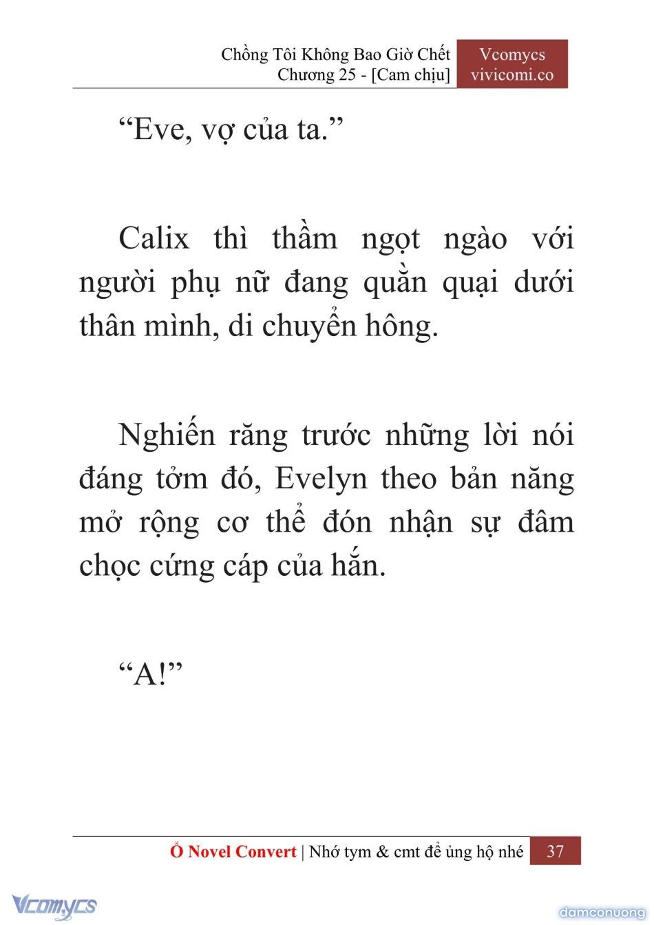 đọc truyện [novel] Chồng Tôi Không Bao Giờ Chết Chương 25 ảnh 40 tại Thiên Thai Truyện