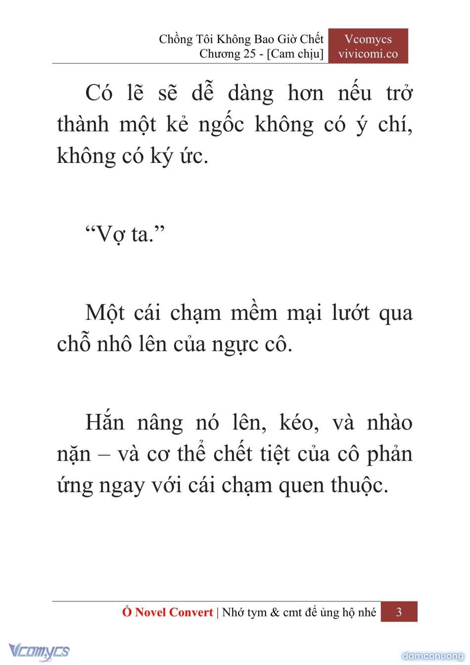 đọc truyện [novel] Chồng Tôi Không Bao Giờ Chết Chương 25 ảnh 6 tại Thiên Thai Truyện