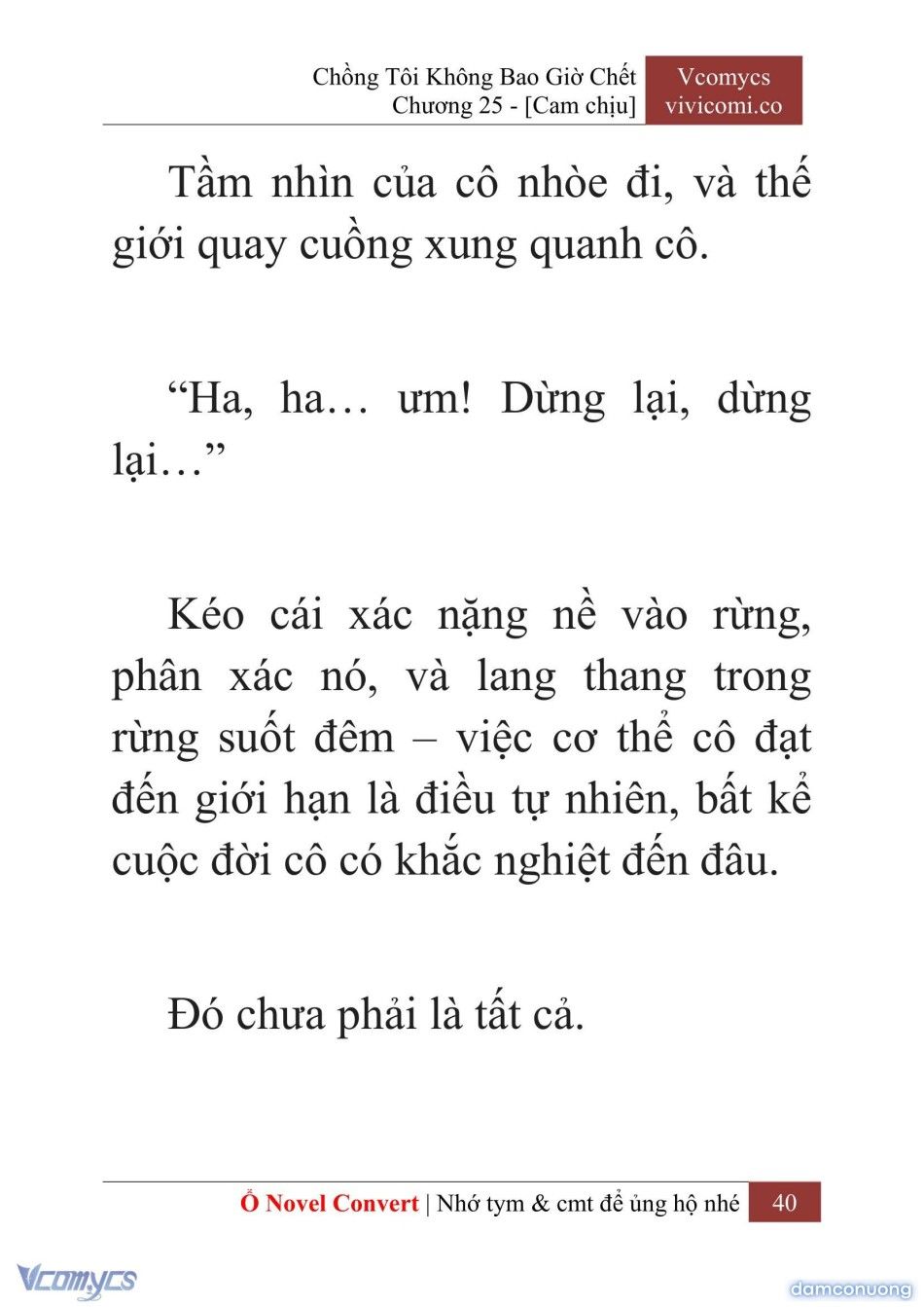 đọc truyện [novel] Chồng Tôi Không Bao Giờ Chết Chương 25 ảnh 43 tại Thiên Thai Truyện