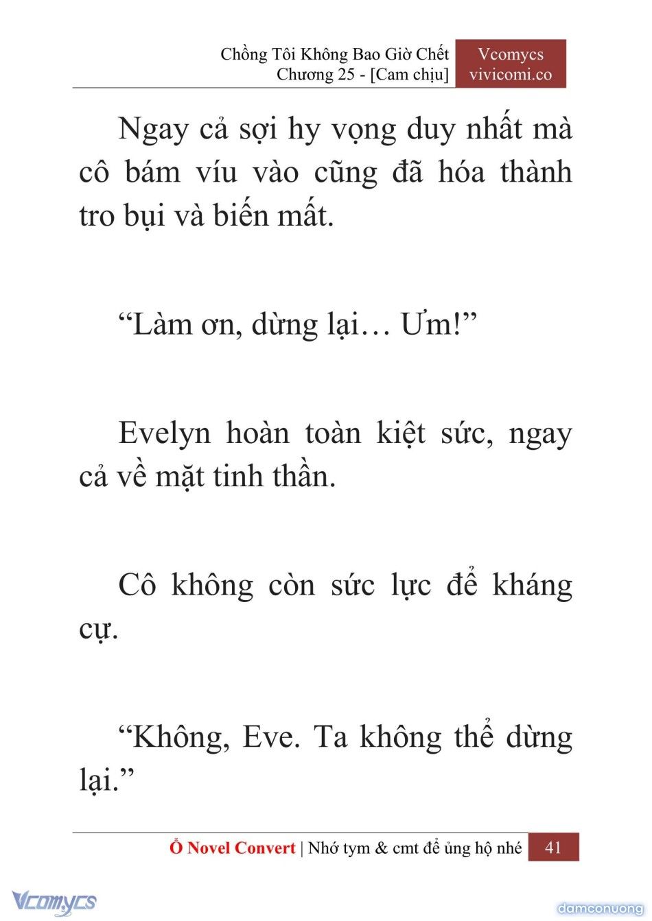 đọc truyện [novel] Chồng Tôi Không Bao Giờ Chết Chương 25 ảnh 44 tại Thiên Thai Truyện