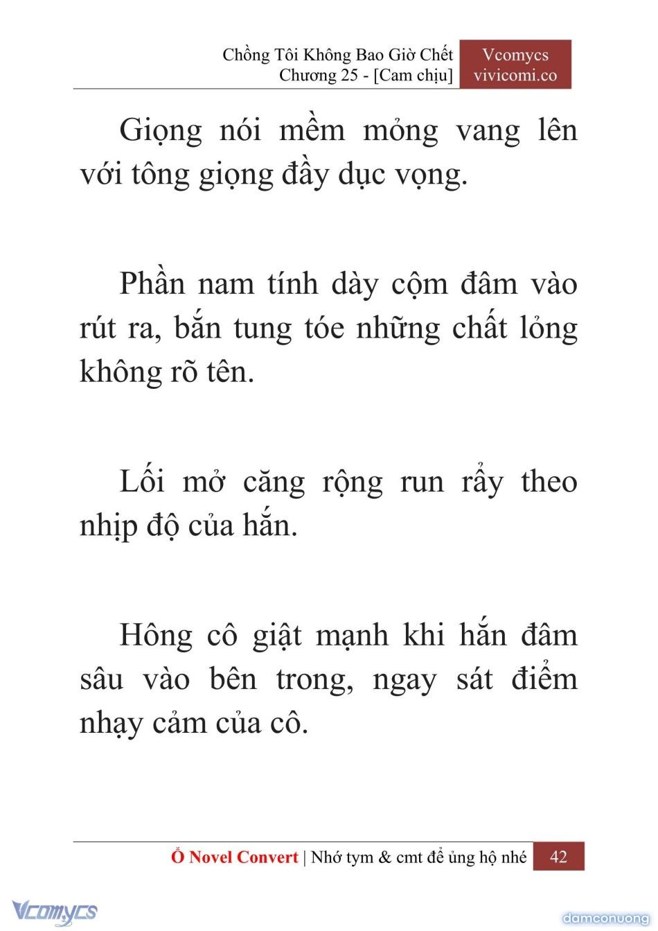 đọc truyện [novel] Chồng Tôi Không Bao Giờ Chết Chương 25 ảnh 45 tại Thiên Thai Truyện