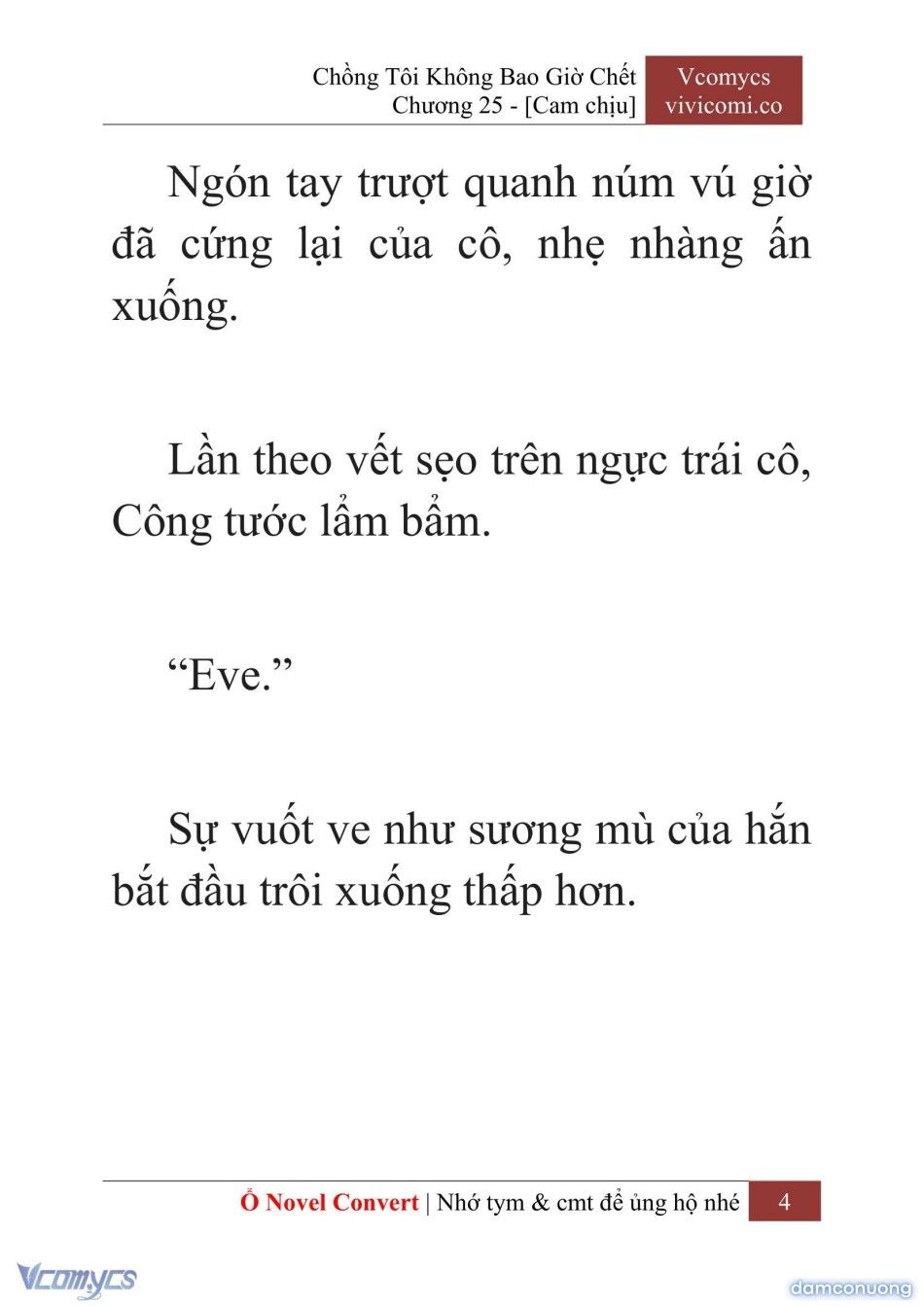 đọc truyện [novel] Chồng Tôi Không Bao Giờ Chết Chương 25 ảnh 7 tại Thiên Thai Truyện