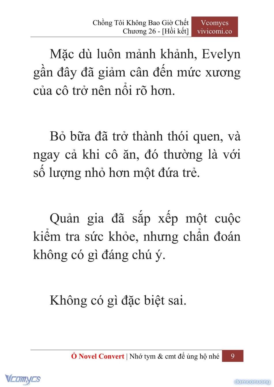 đọc truyện [novel] Chồng Tôi Không Bao Giờ Chết Chương 26 ảnh 12 tại Thiên Thai Truyện