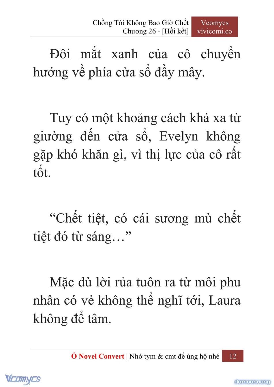đọc truyện [novel] Chồng Tôi Không Bao Giờ Chết Chương 26 ảnh 15 tại Thiên Thai Truyện