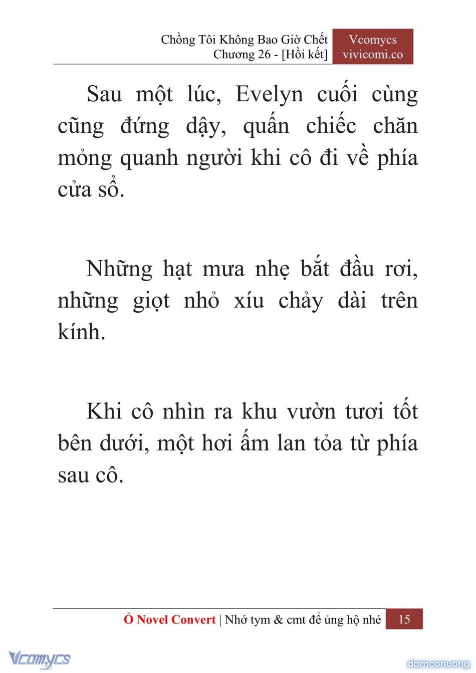 đọc truyện [novel] Chồng Tôi Không Bao Giờ Chết Chương 26 ảnh 18 tại Thiên Thai Truyện