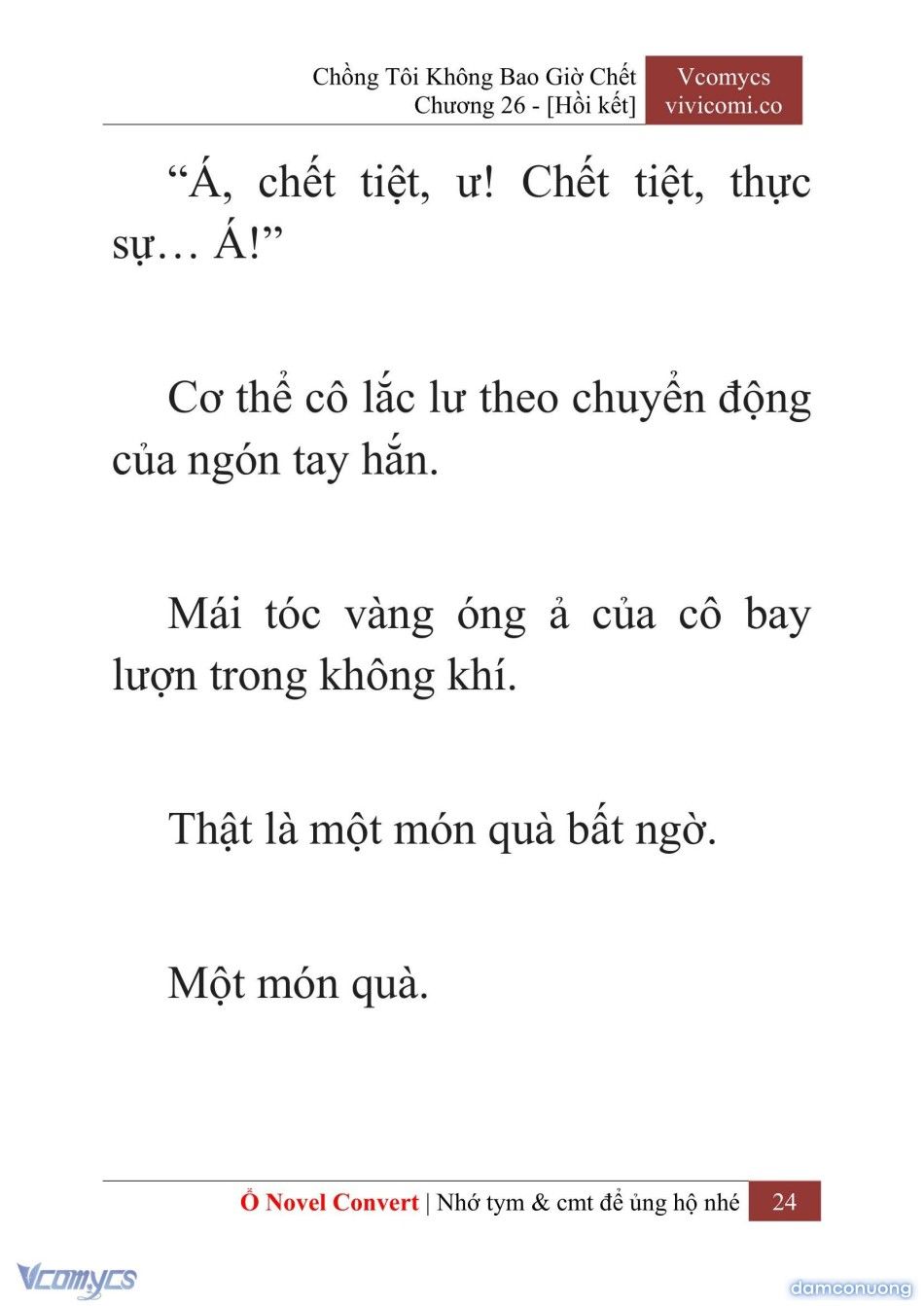 đọc truyện [novel] Chồng Tôi Không Bao Giờ Chết Chương 26 ảnh 27 tại Thiên Thai Truyện