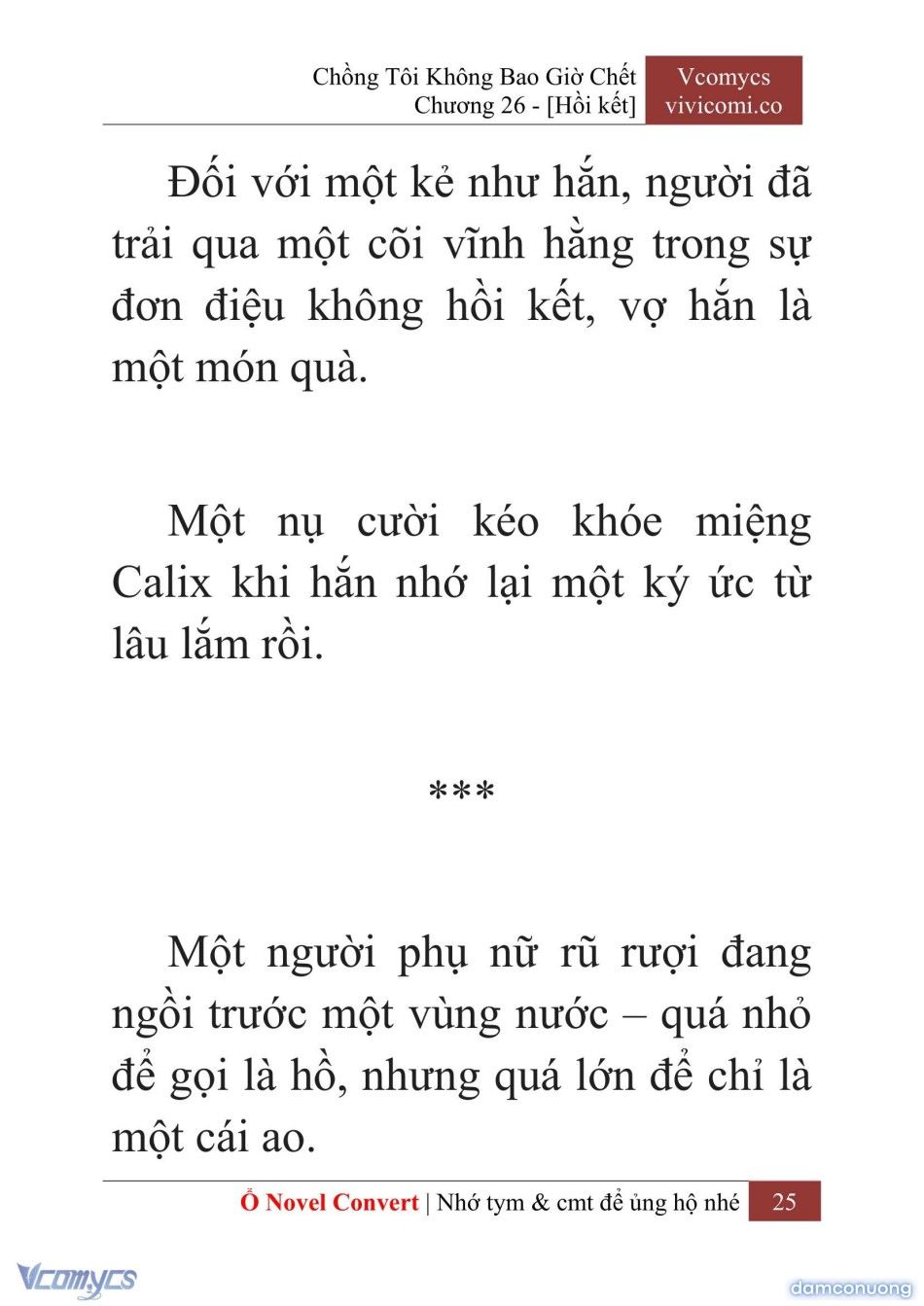 đọc truyện [novel] Chồng Tôi Không Bao Giờ Chết Chương 26 ảnh 28 tại Thiên Thai Truyện