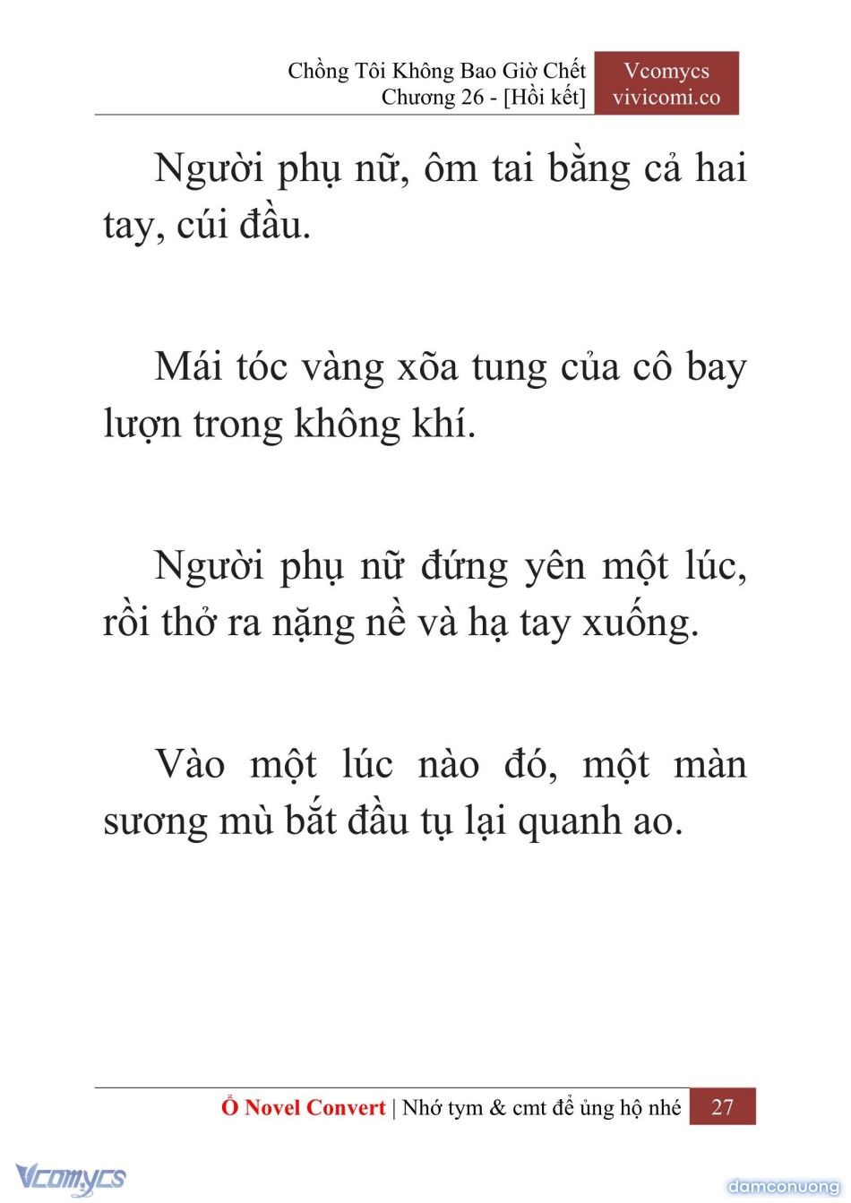 đọc truyện [novel] Chồng Tôi Không Bao Giờ Chết Chương 26 ảnh 30 tại Thiên Thai Truyện