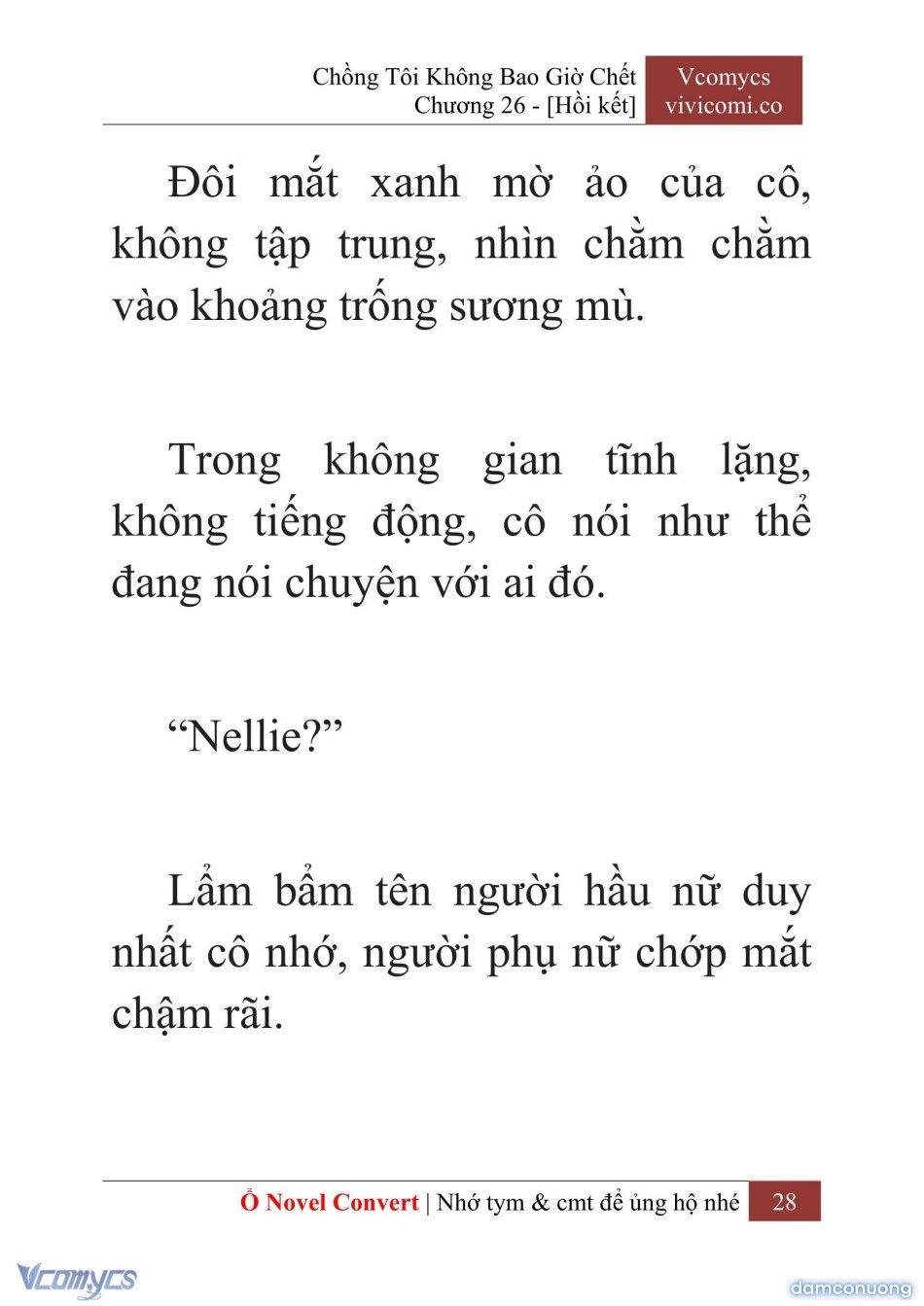 đọc truyện [novel] Chồng Tôi Không Bao Giờ Chết Chương 26 ảnh 31 tại Thiên Thai Truyện