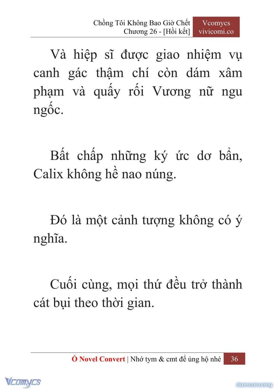 đọc truyện [novel] Chồng Tôi Không Bao Giờ Chết Chương 26 ảnh 39 tại Thiên Thai Truyện